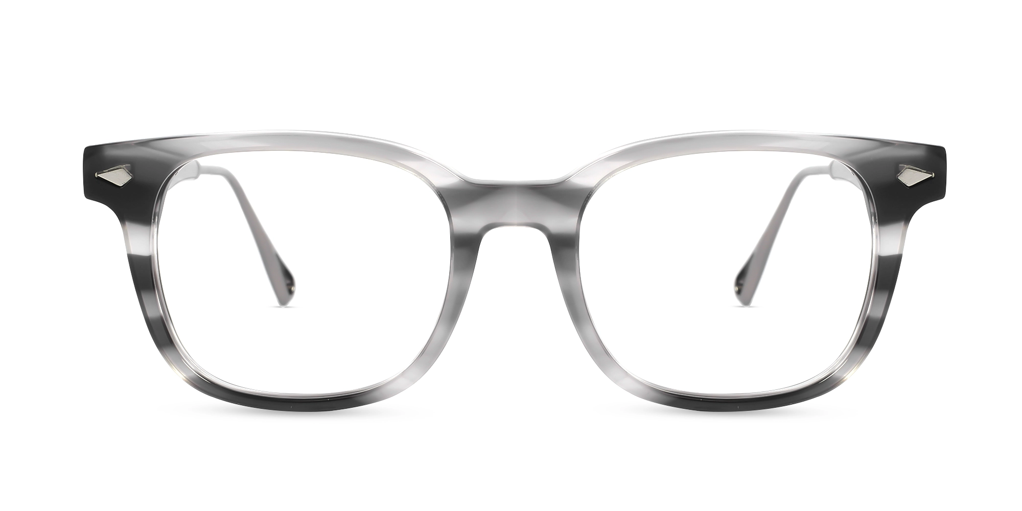 Grey Marble Rectangle Sunglasses-1