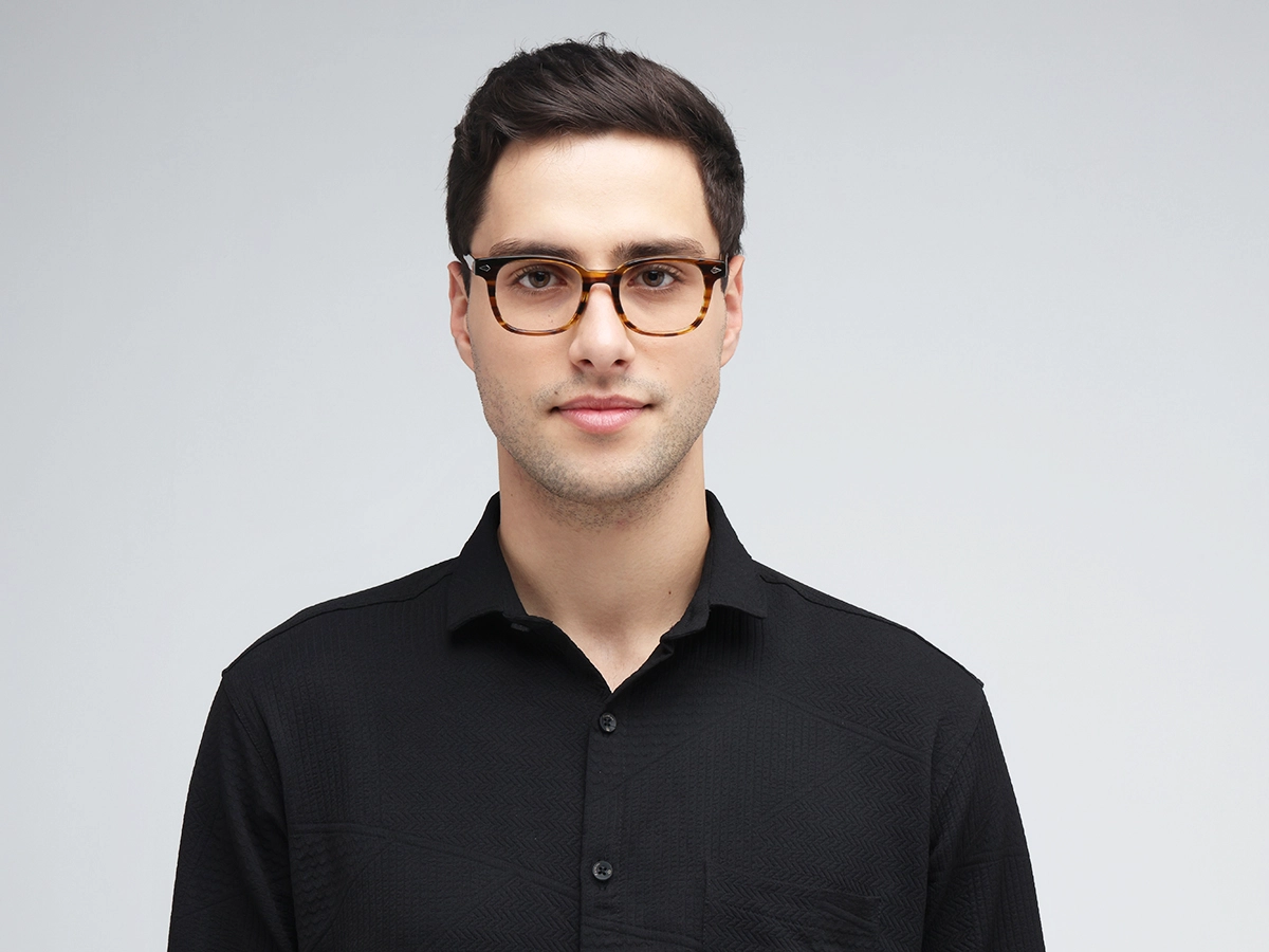 Water Gold Marble Rectangle Sunglasses -41