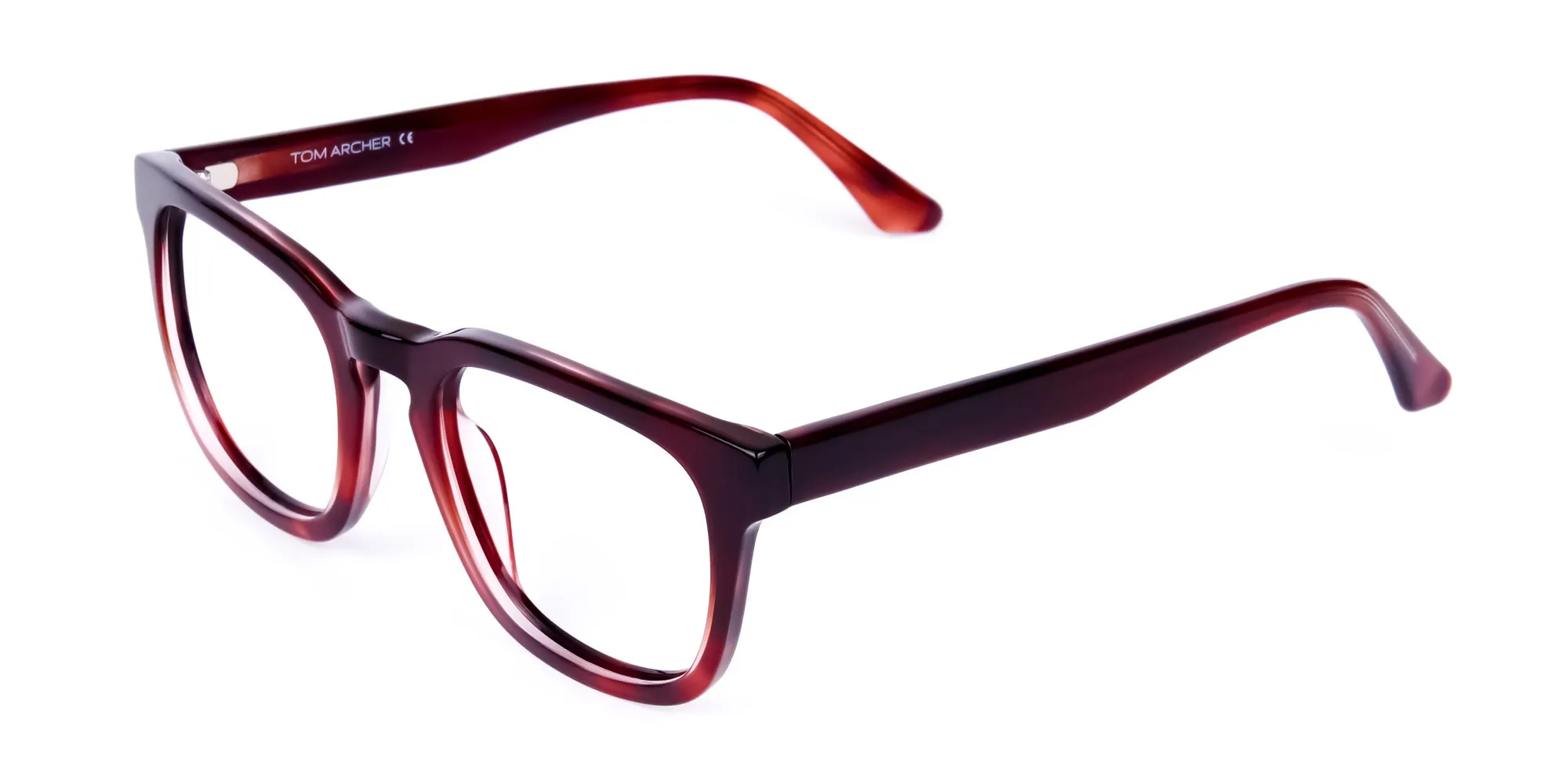 Full Rim Square Tortoise shell & Brown Glasses Frames-2