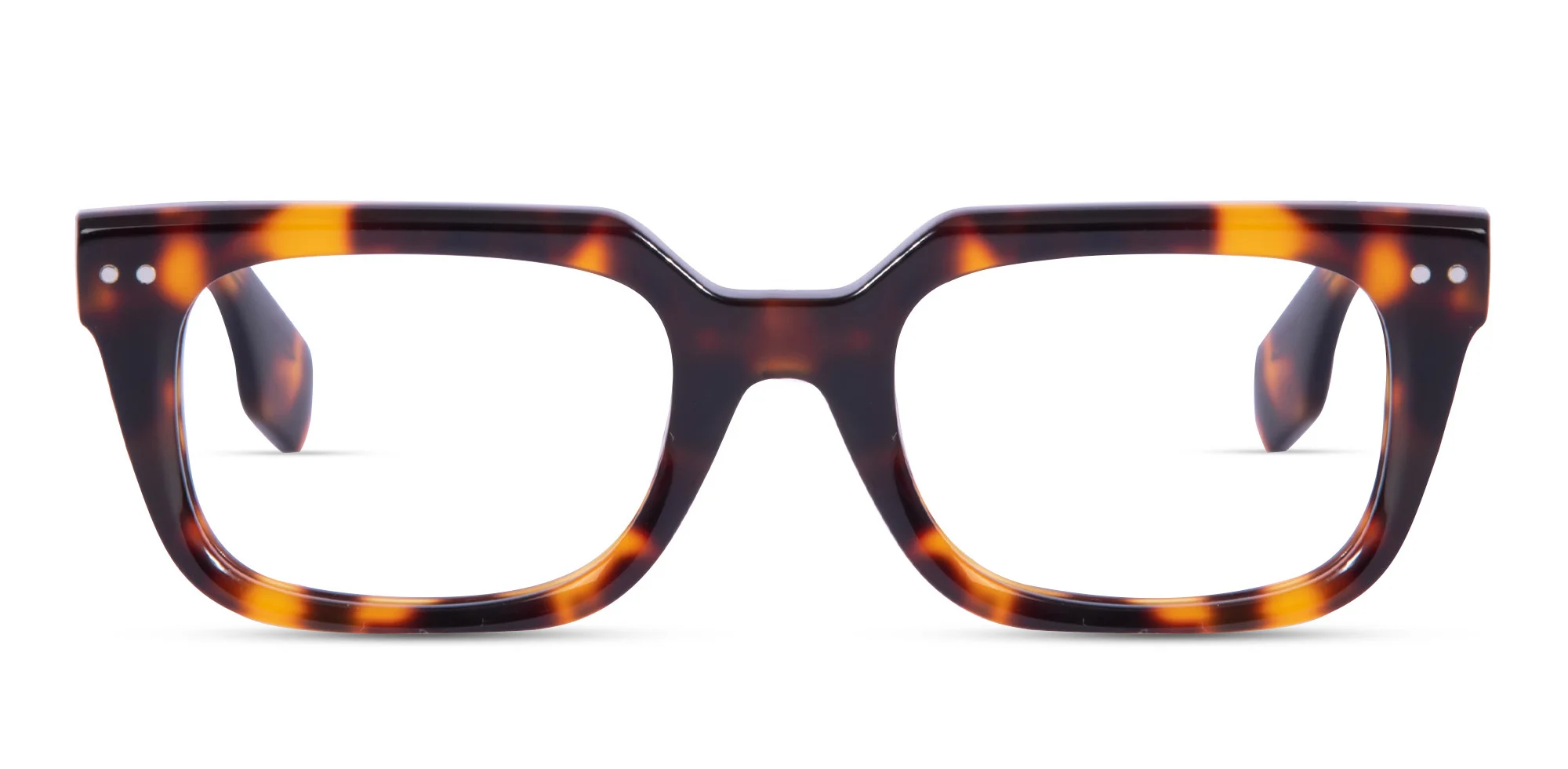Square Tortoise Shell Eyeglasses-1