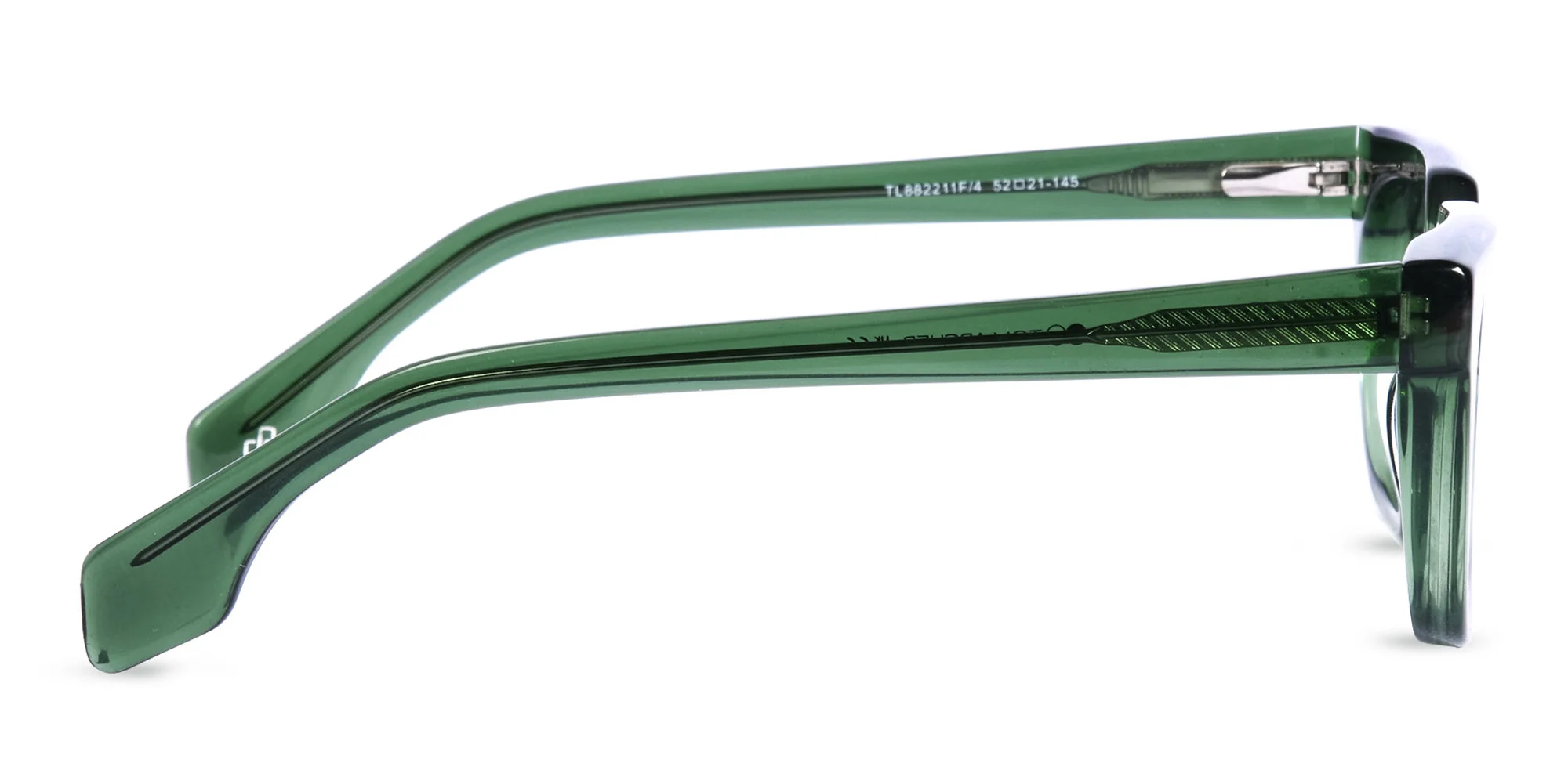 Green Square Glasses Frames-4