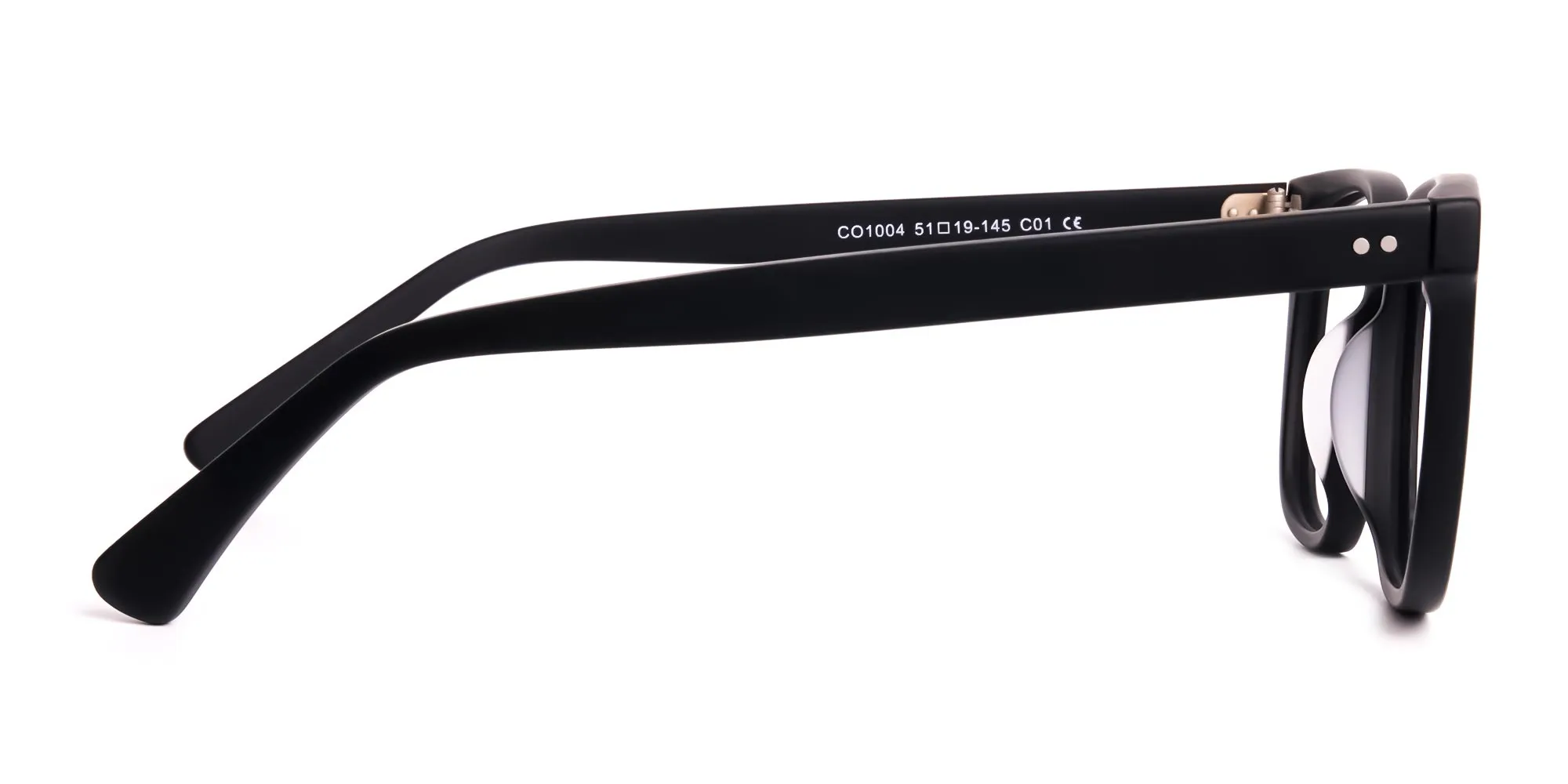 black full rim square full rim glasses frames-2