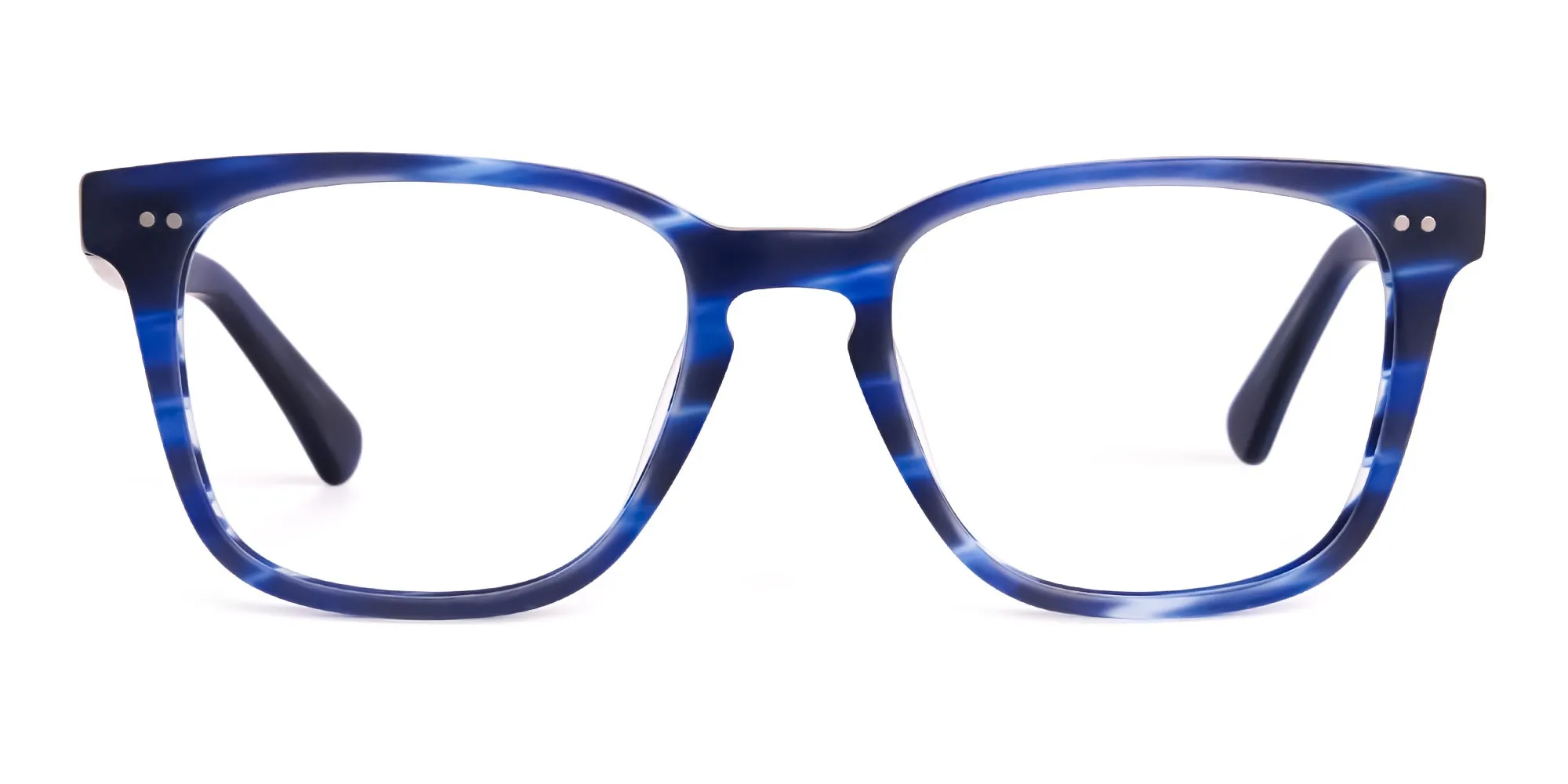 ocean blue square full rim glasses frames-2
