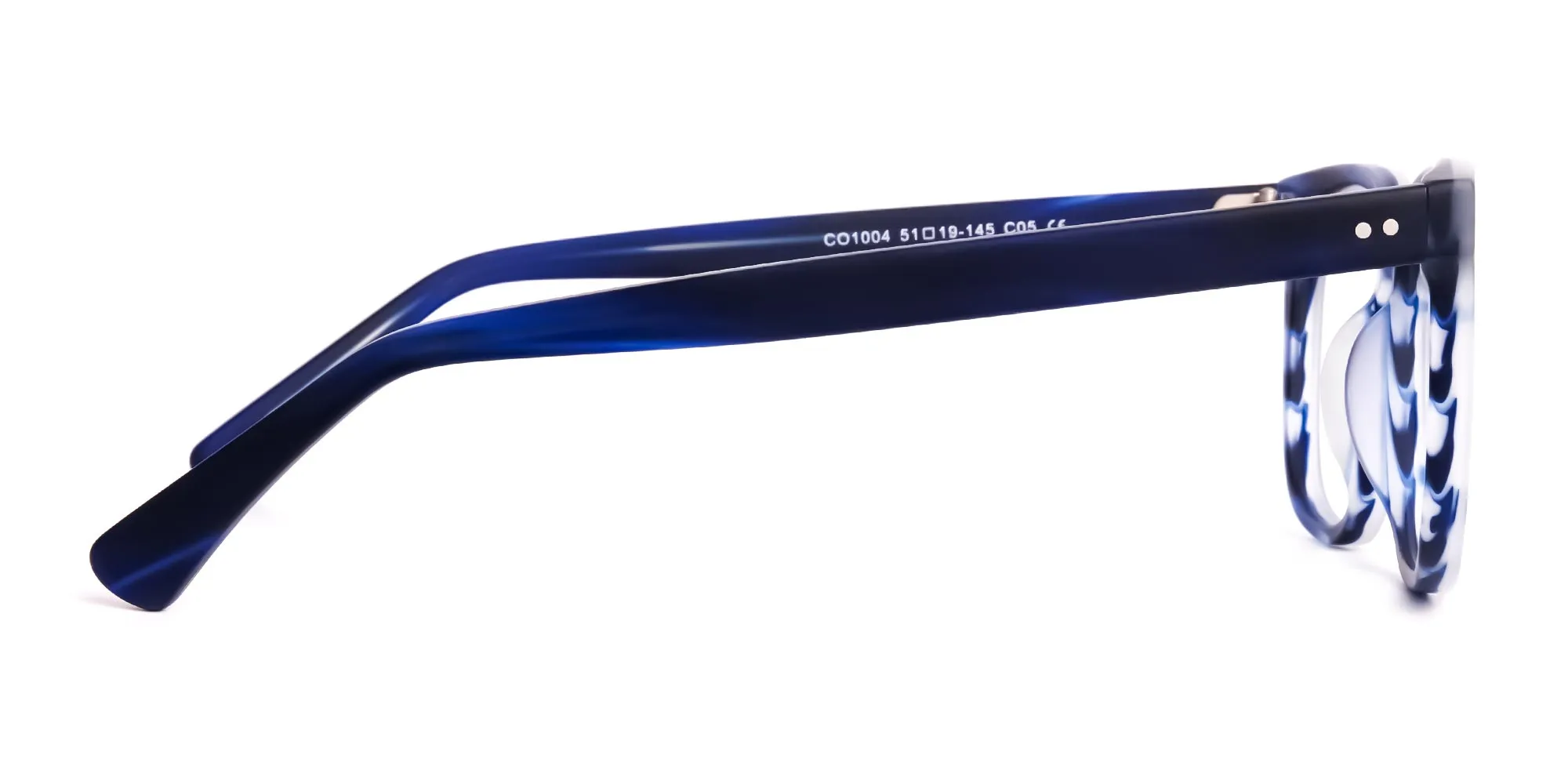 ocean blue square full rim glasses frames-2