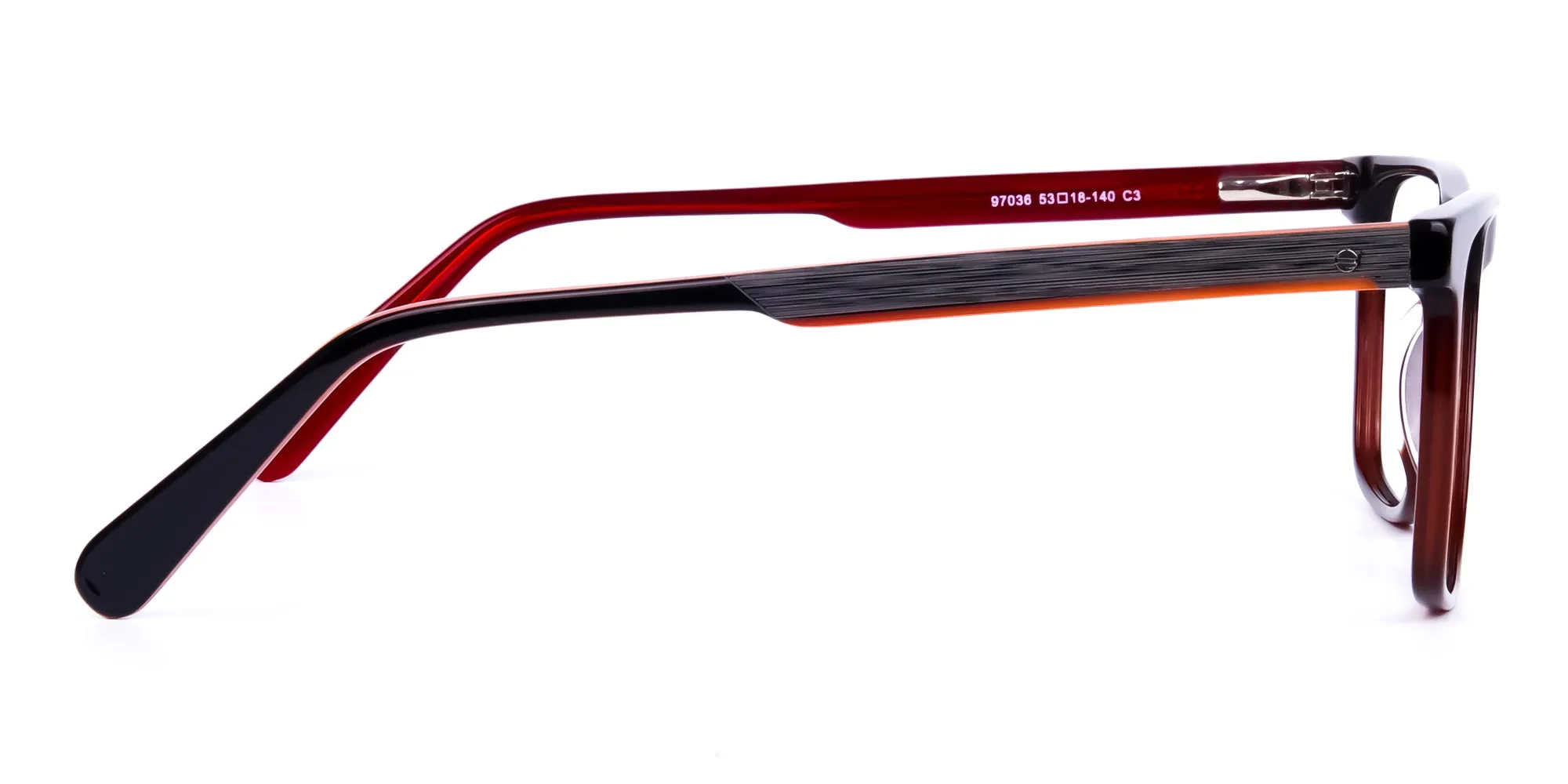 Dark Brown Rimmed Rectangular Glasses-2