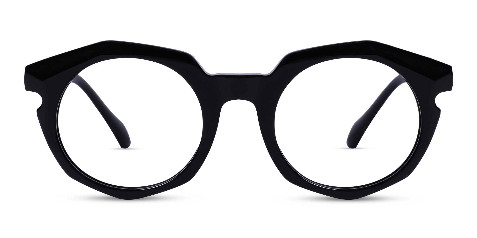 Black Round Oval Glasses 1 Black Round Oval Glasses 1