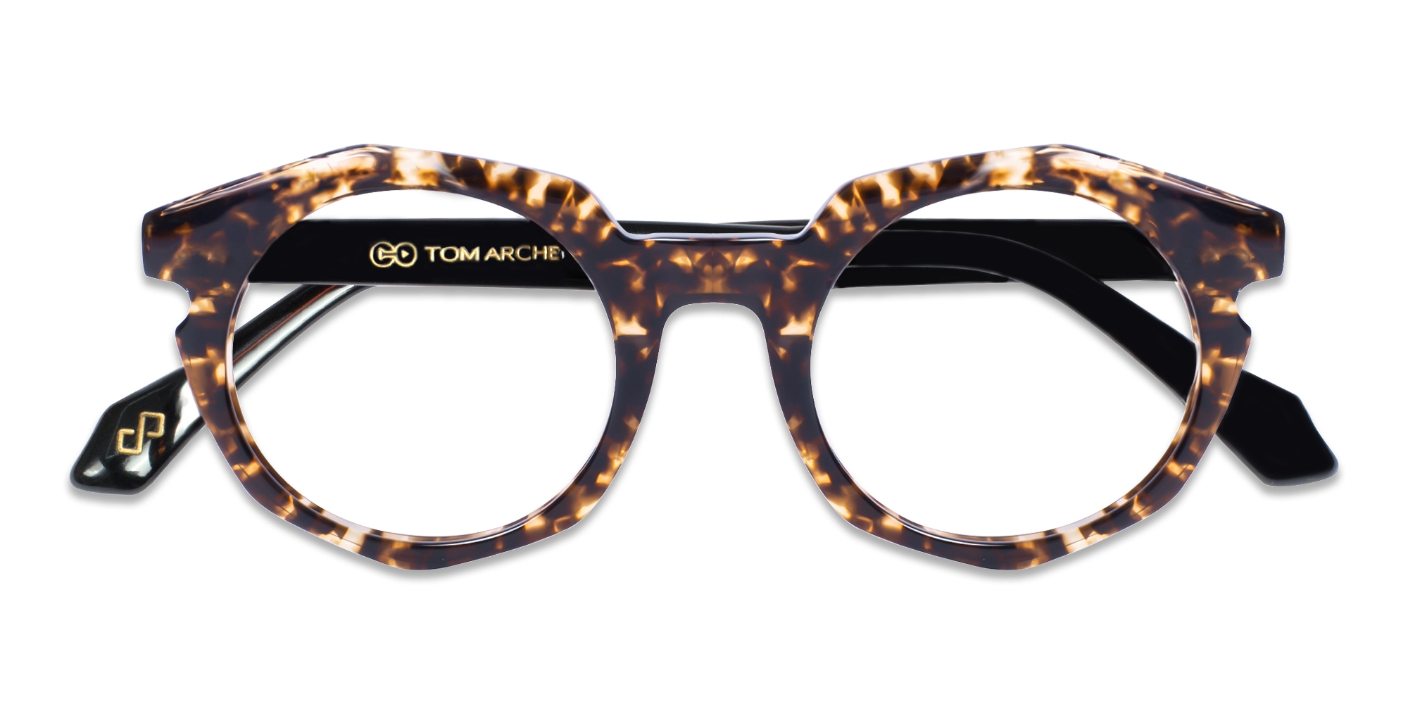 Brown Oval Eyeglasses 6