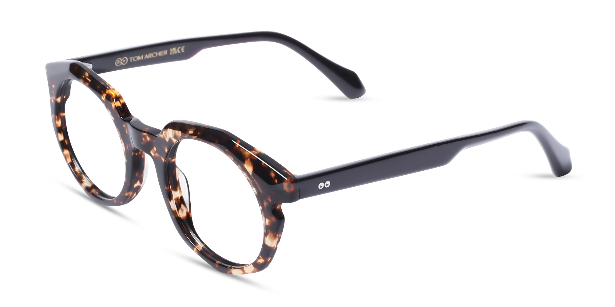 Brown Oval Eyeglasses 3