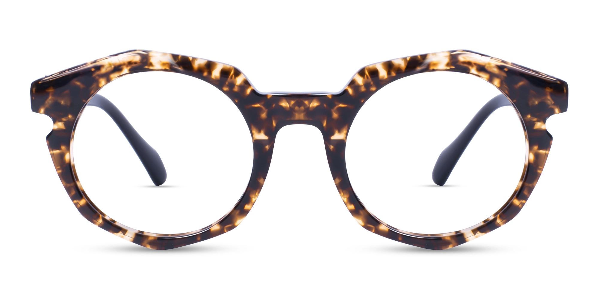 Brown Oval Eyeglasses 1