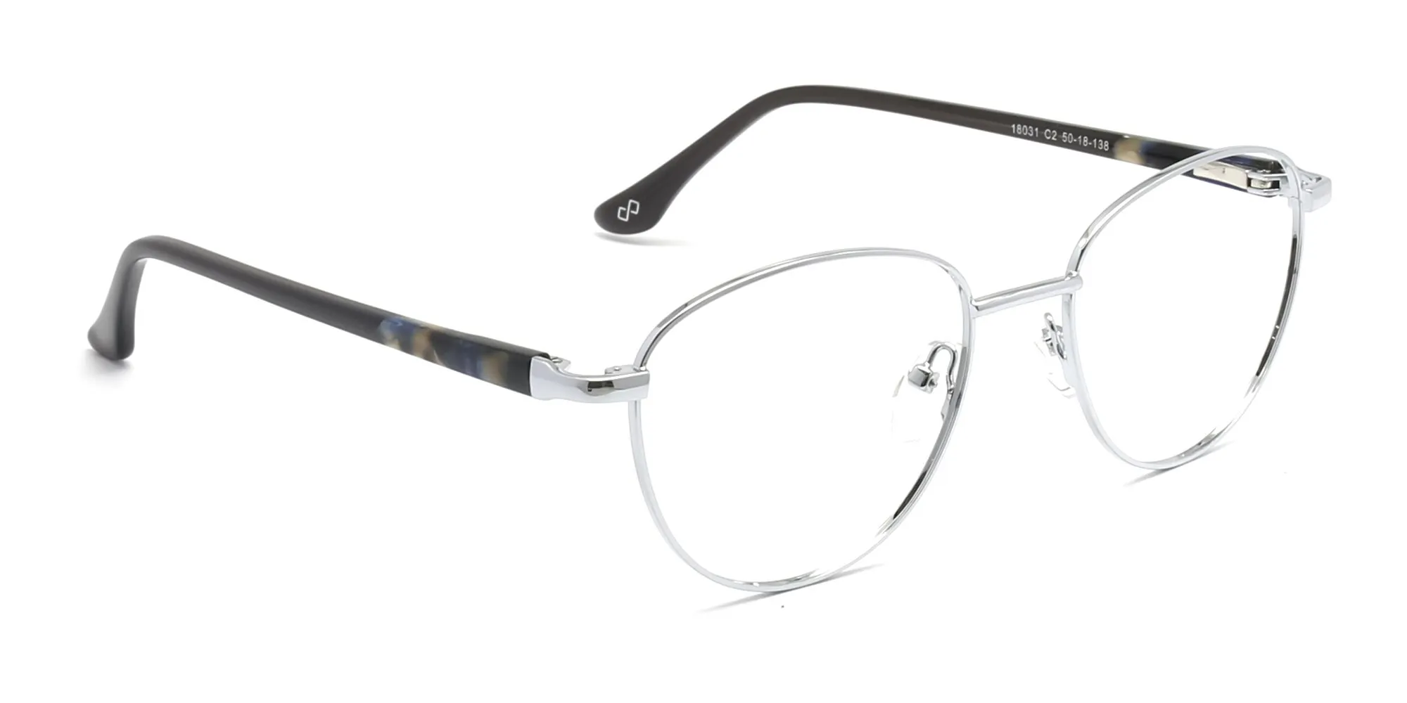 Silver Circle Glasses-2