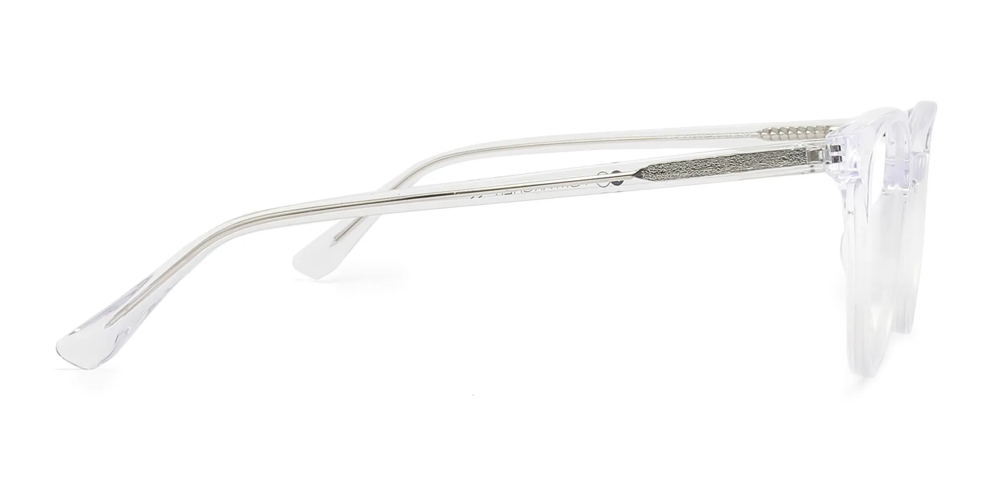 round clear lens glasses-2