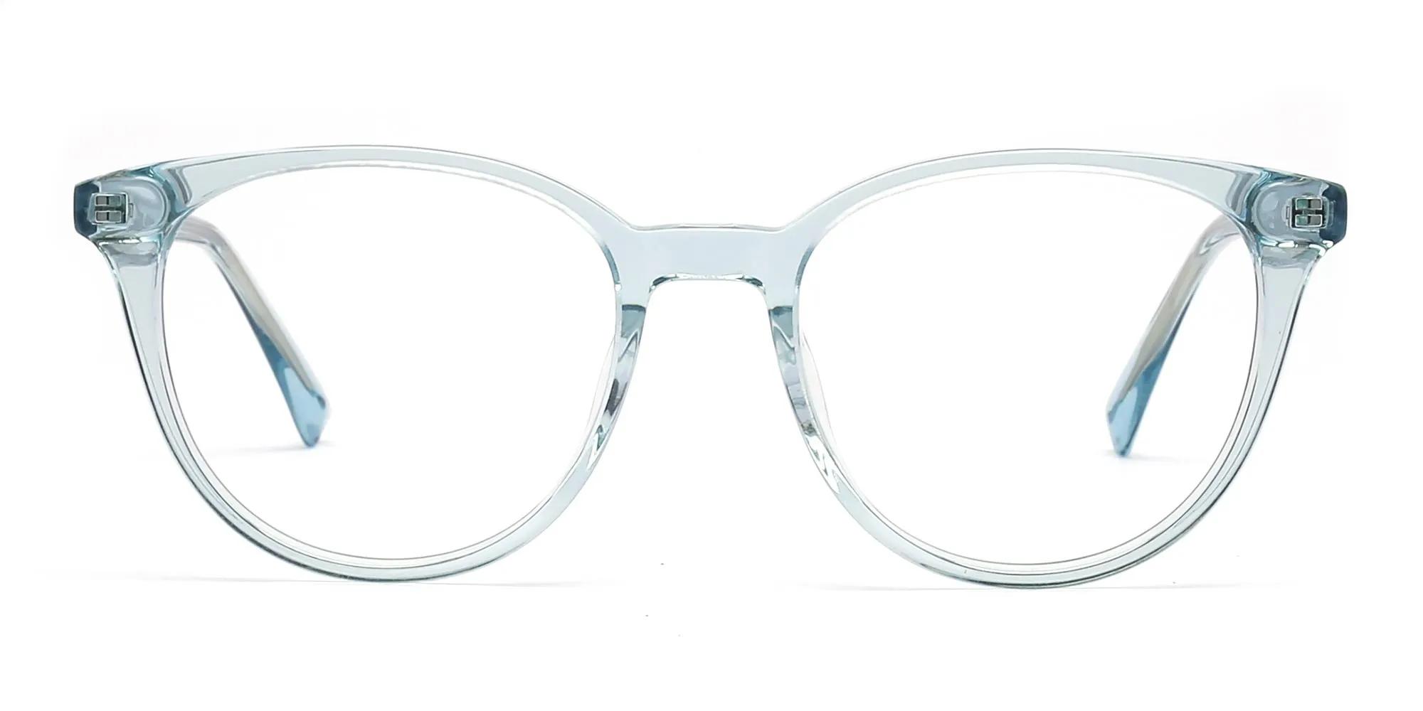 blue round eyeglass frames-2