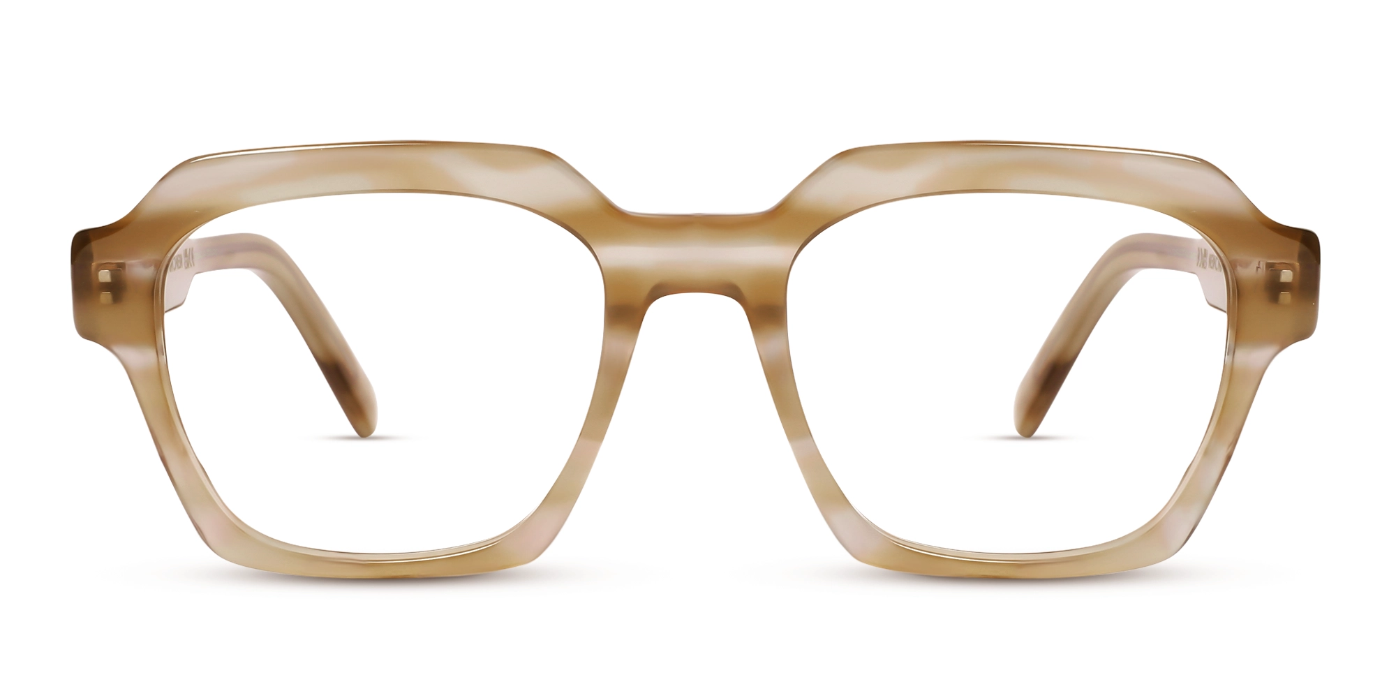 Veined Brown Marble Glasses 1