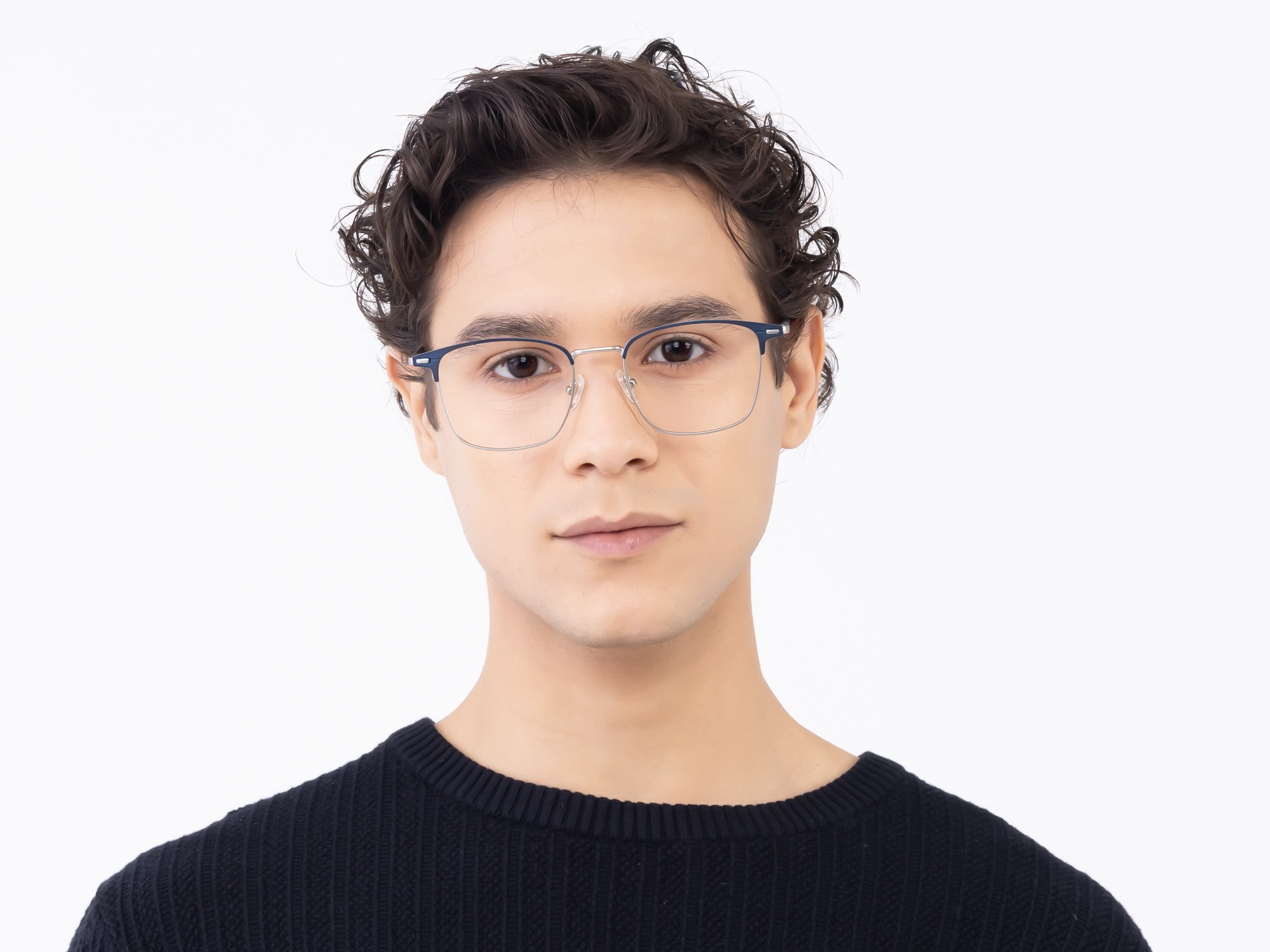 Egyptian Blue & Silver Glasses