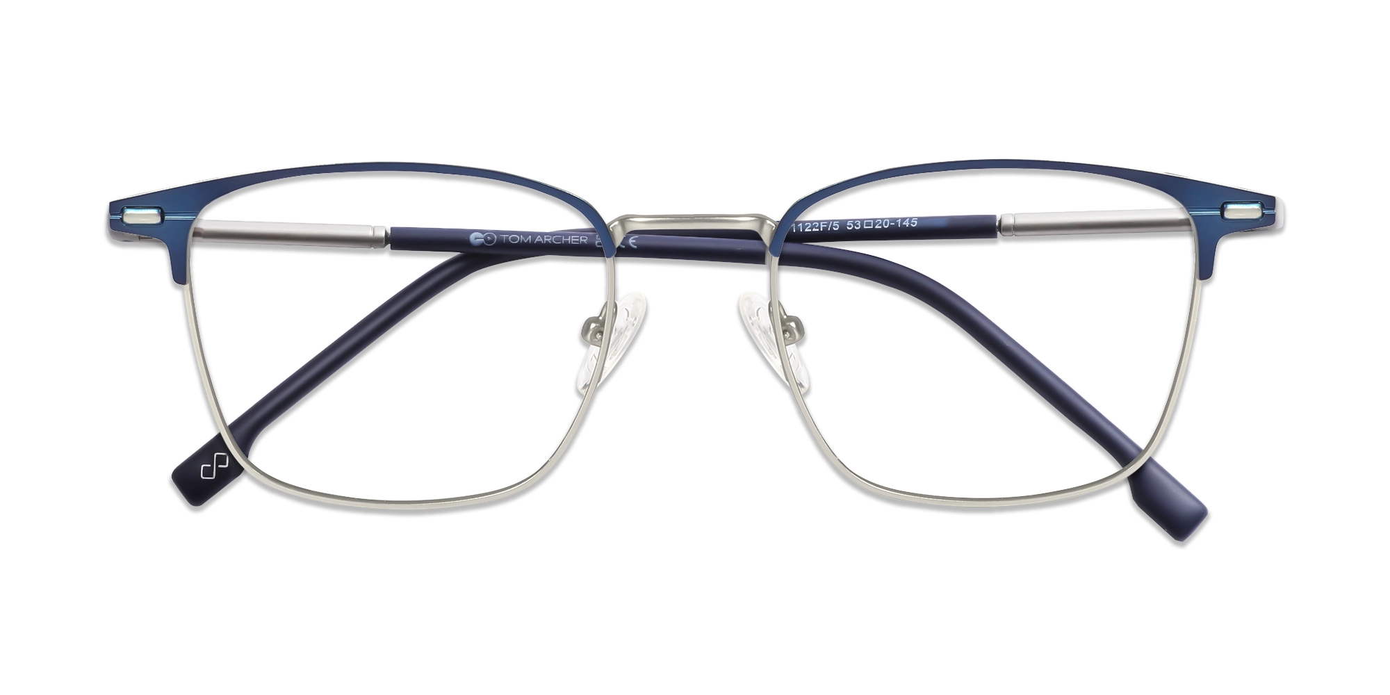 Egyptian Blue & Silver Glasses-6