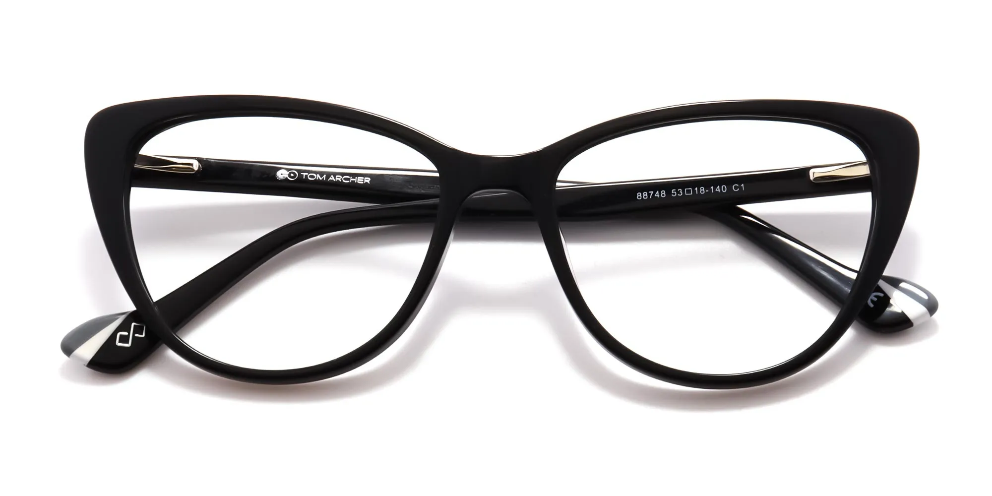 Black Cat Eye Glasses Frames-2