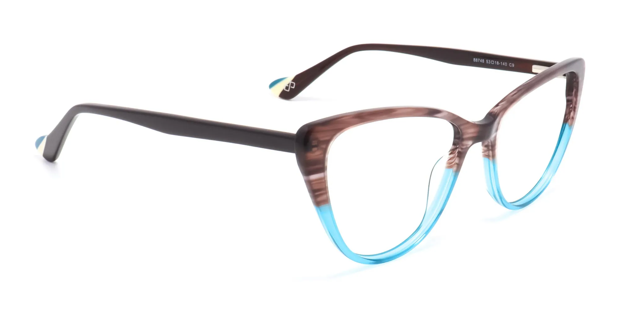 dual tone cateye glasses-2