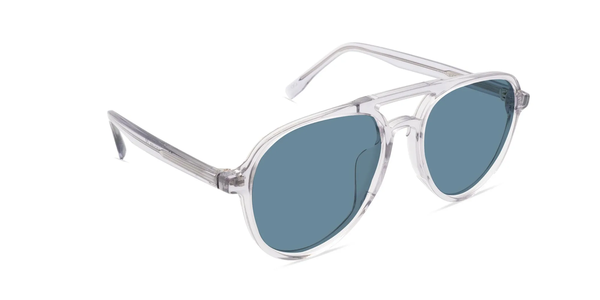 Pilot Sunglasses With Blue Tint-2