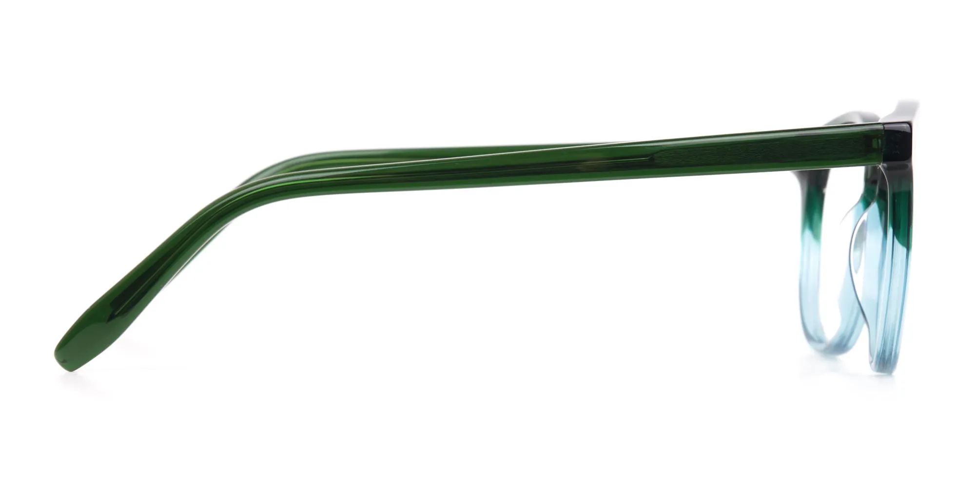 Hunter Green & Teal Two-Tone Glasses-2