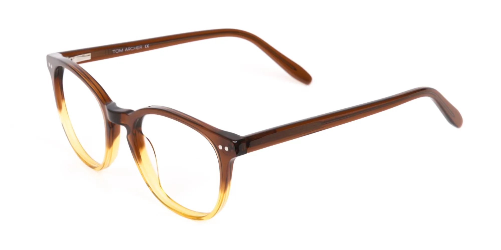 Crystal Brown & Honey Havana Two-Tone Glasses-2