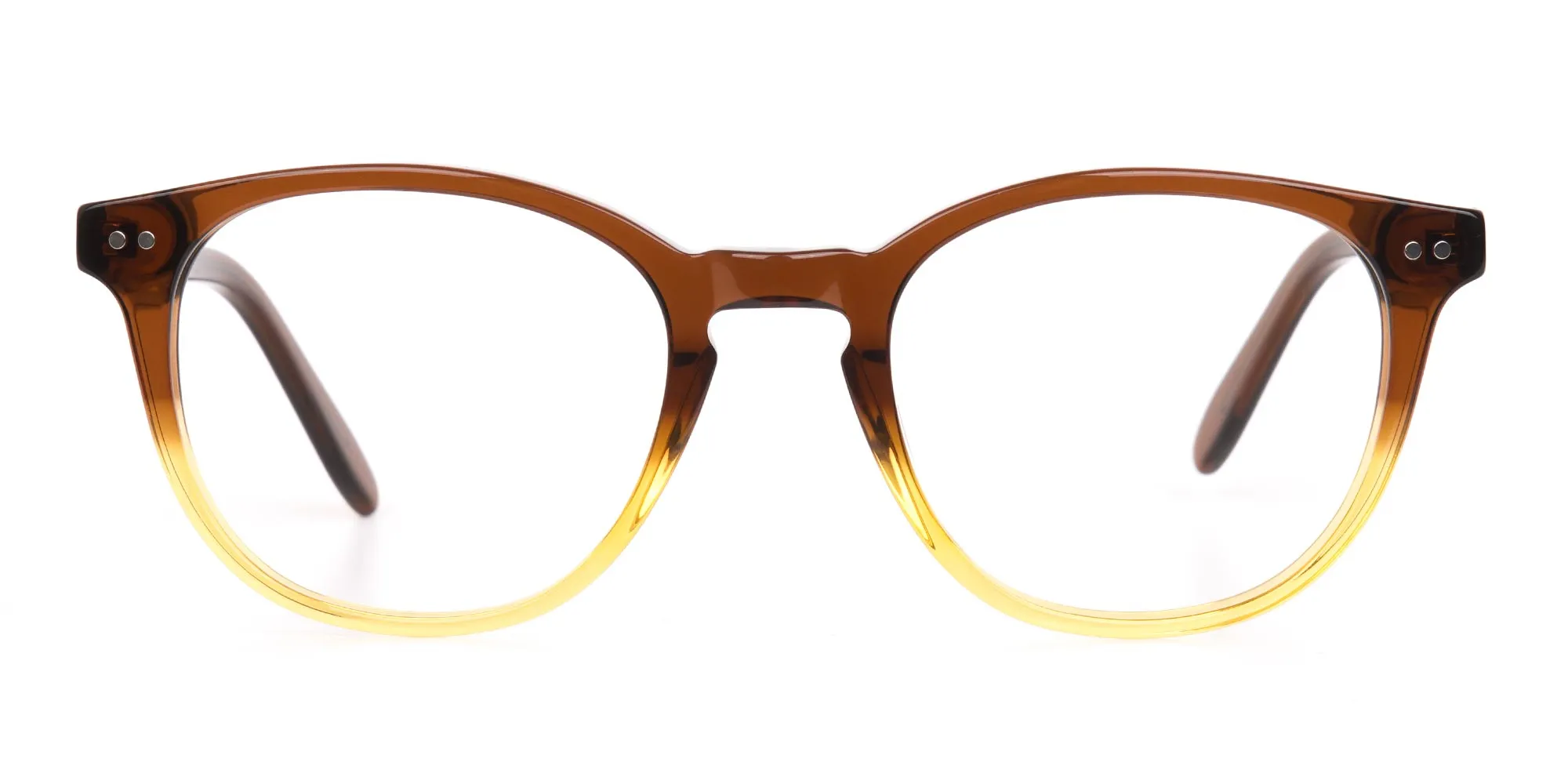 Crystal Brown & Honey Havana Two-Tone Glasses-2
