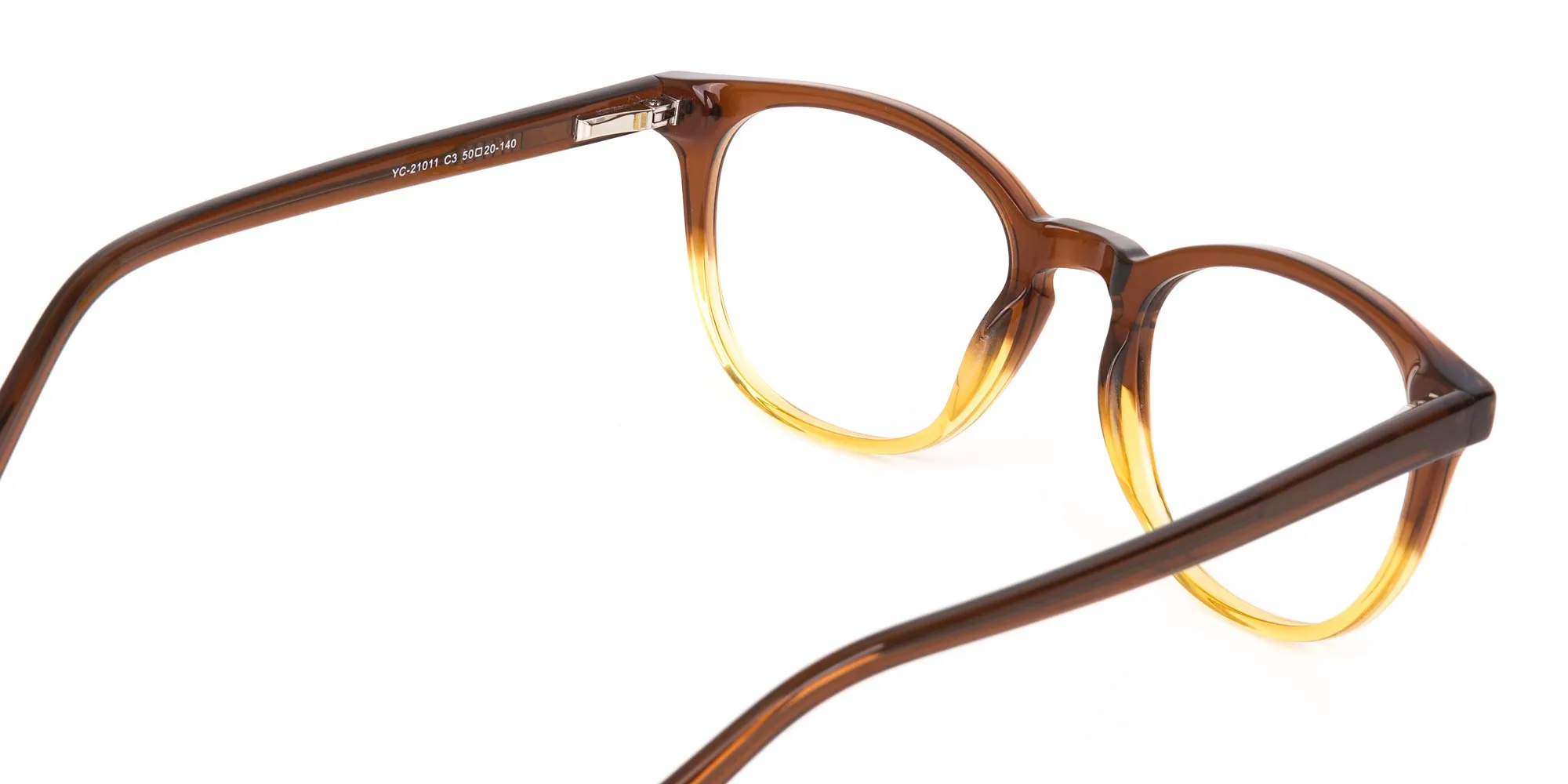 Crystal Brown & Honey Havana Two-Tone Glasses-2