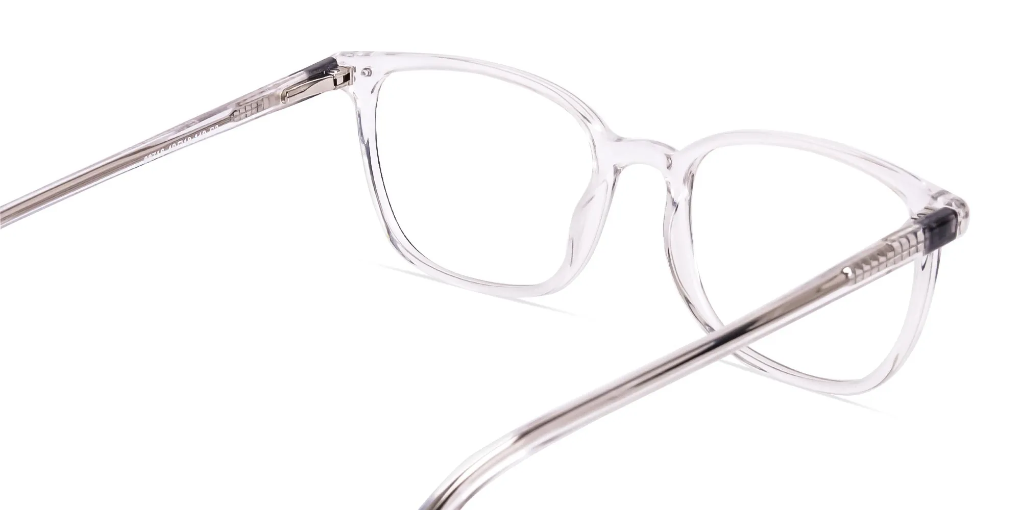 Crystal Clear Transparent Rectangular Glasses Frames-2