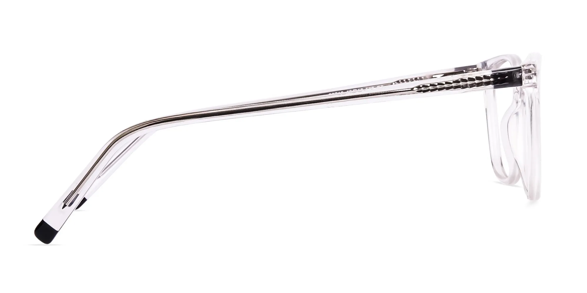 Crystal Clear Transparent Rectangular Glasses Frames-2