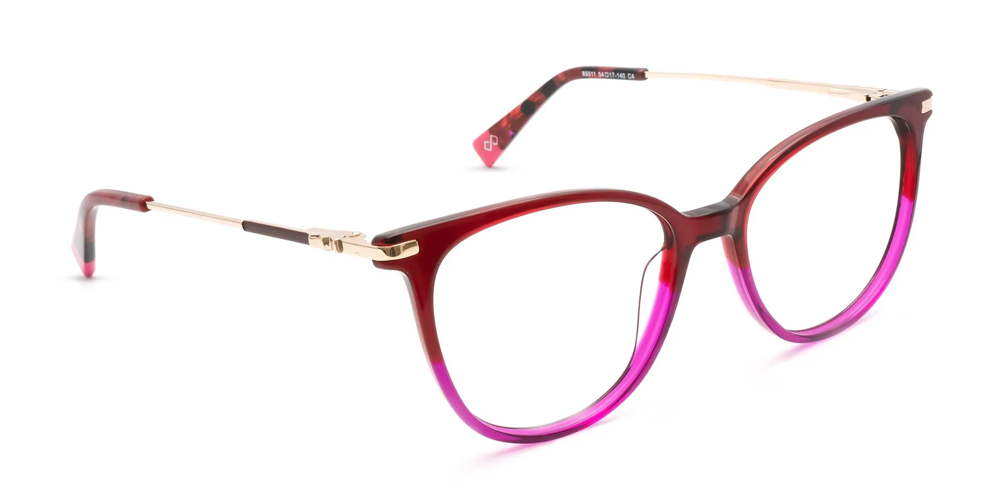 Round Cat Eye Prescription Glasses-2