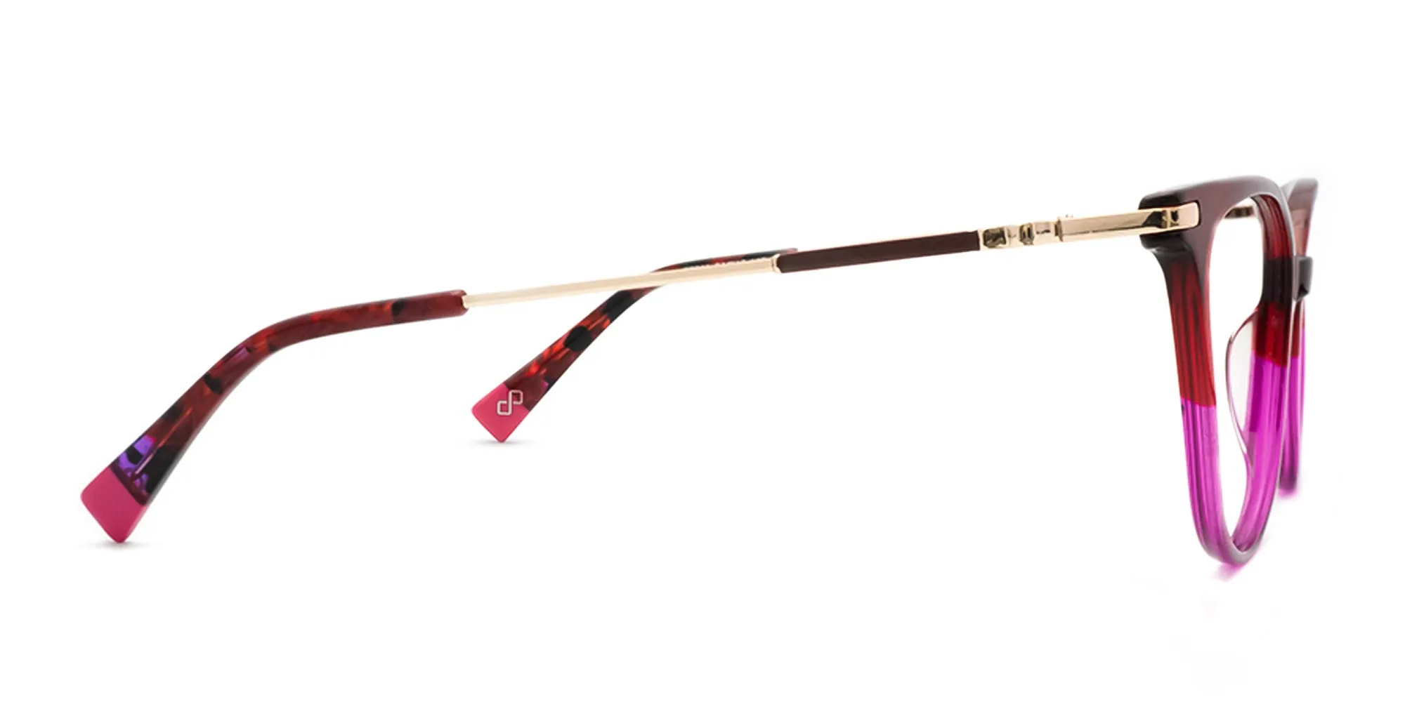 Round Cat Eye Prescription Glasses-2