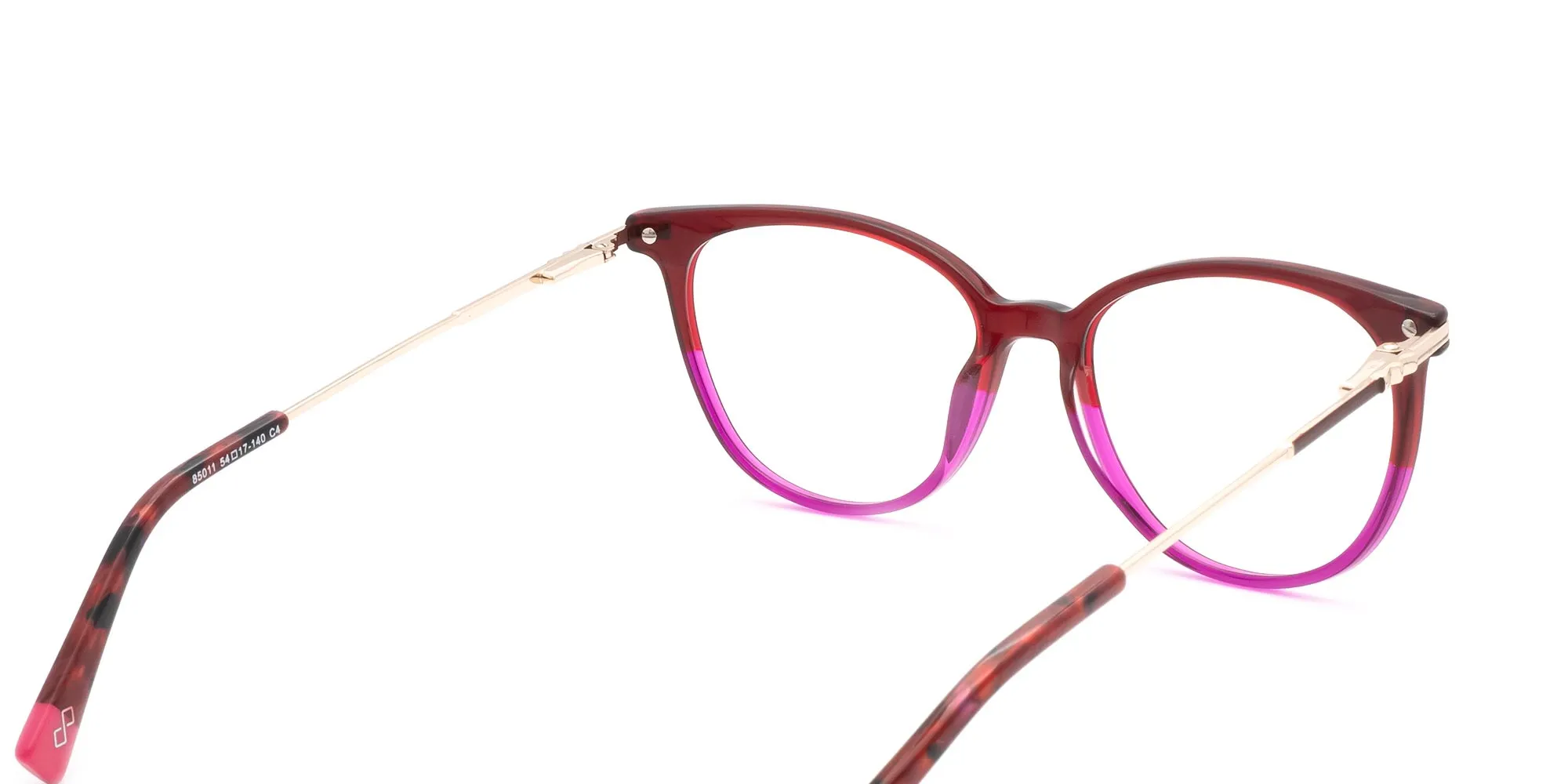 Round Cat Eye Prescription Glasses-2