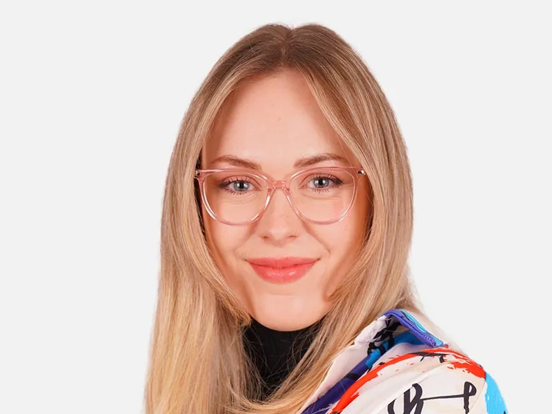 Pink Cat Eye Reading Glasses-2