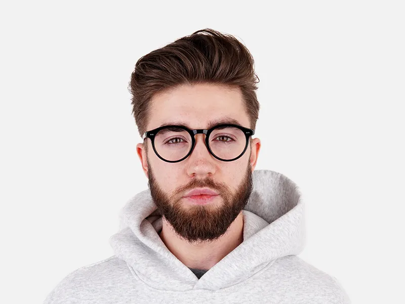 black acetate fullrim glasses frames-2