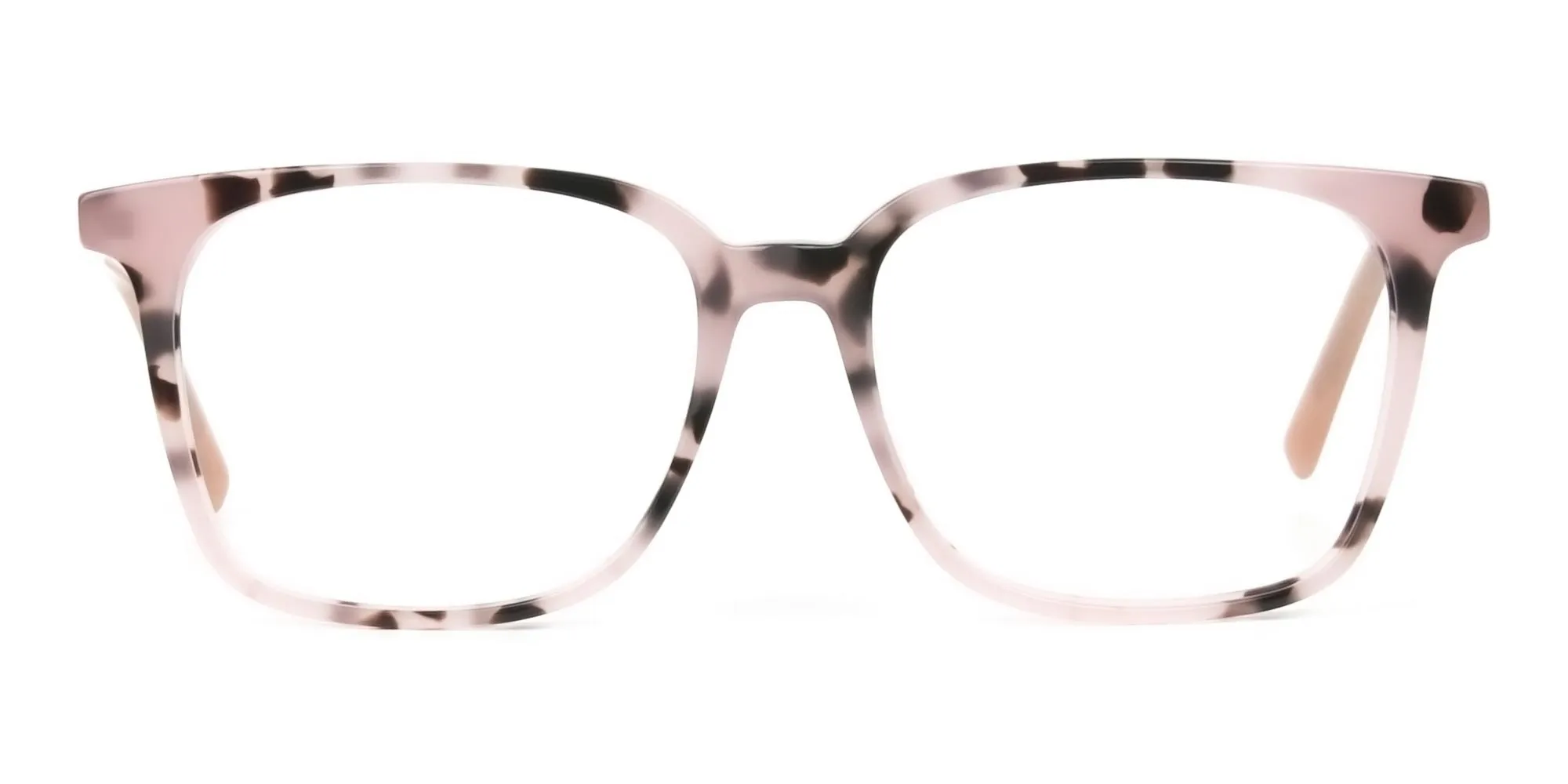 A21026F/4 - Square Nude Tortoise Glasses