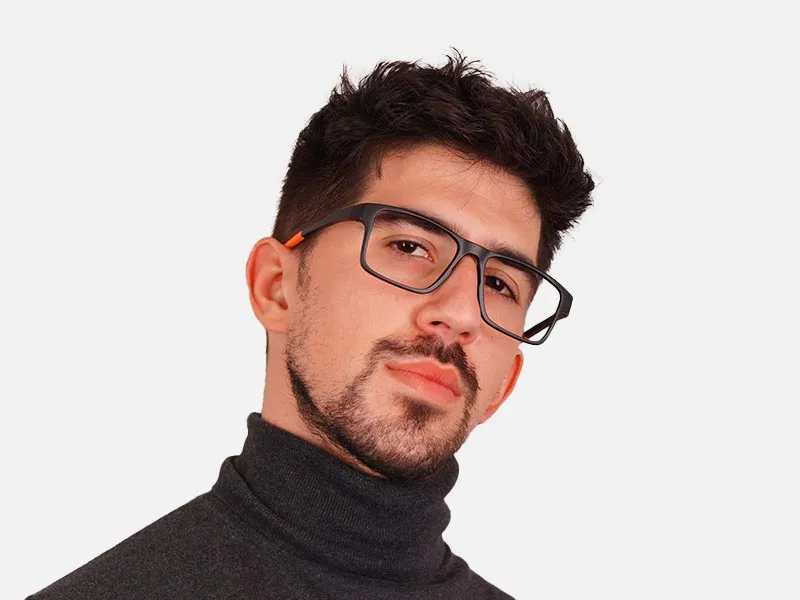 Orange Cycling Glasses-2