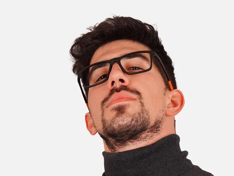 Orange Cycling Glasses-2