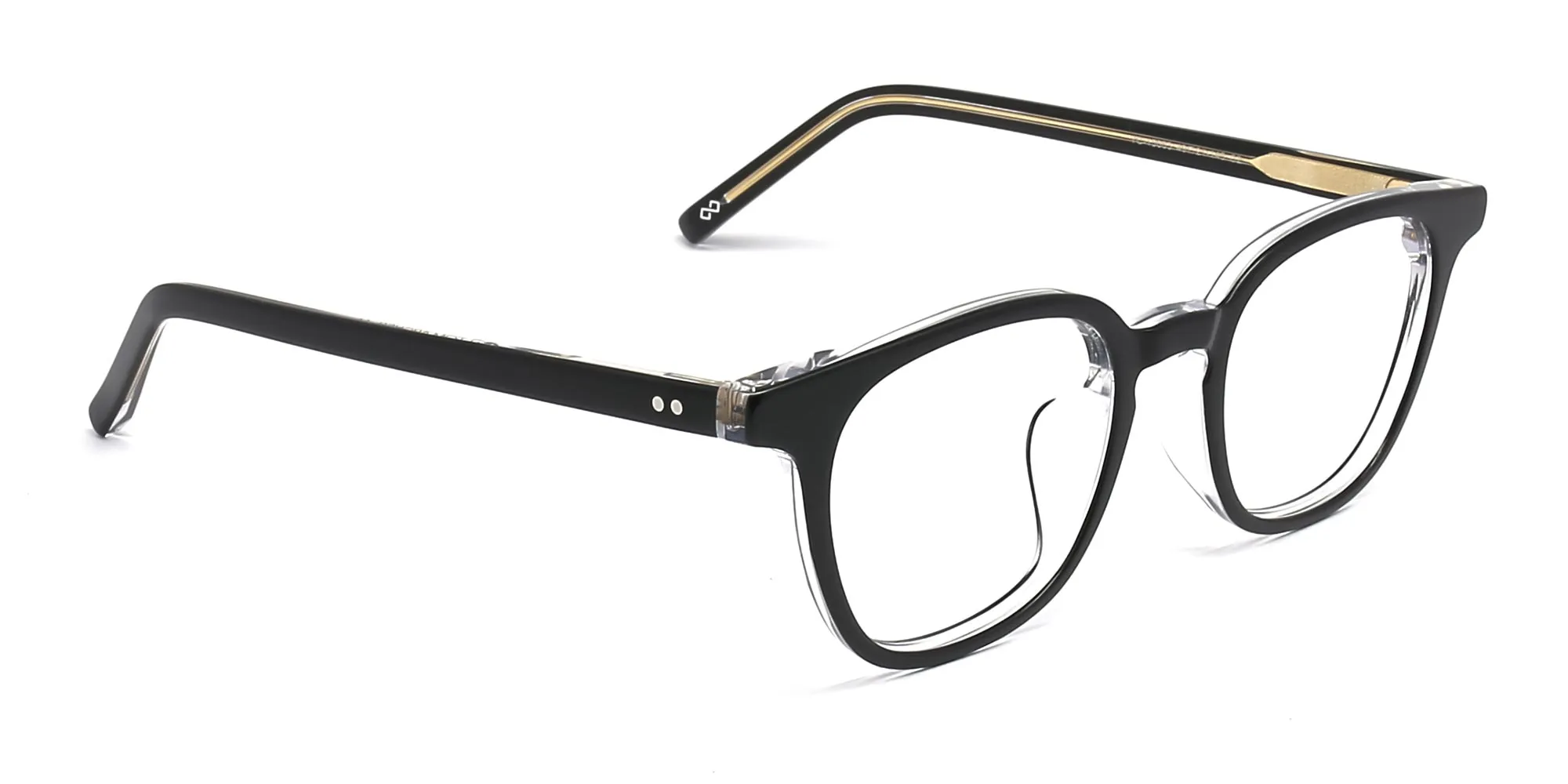 Clear Black Glasses-2