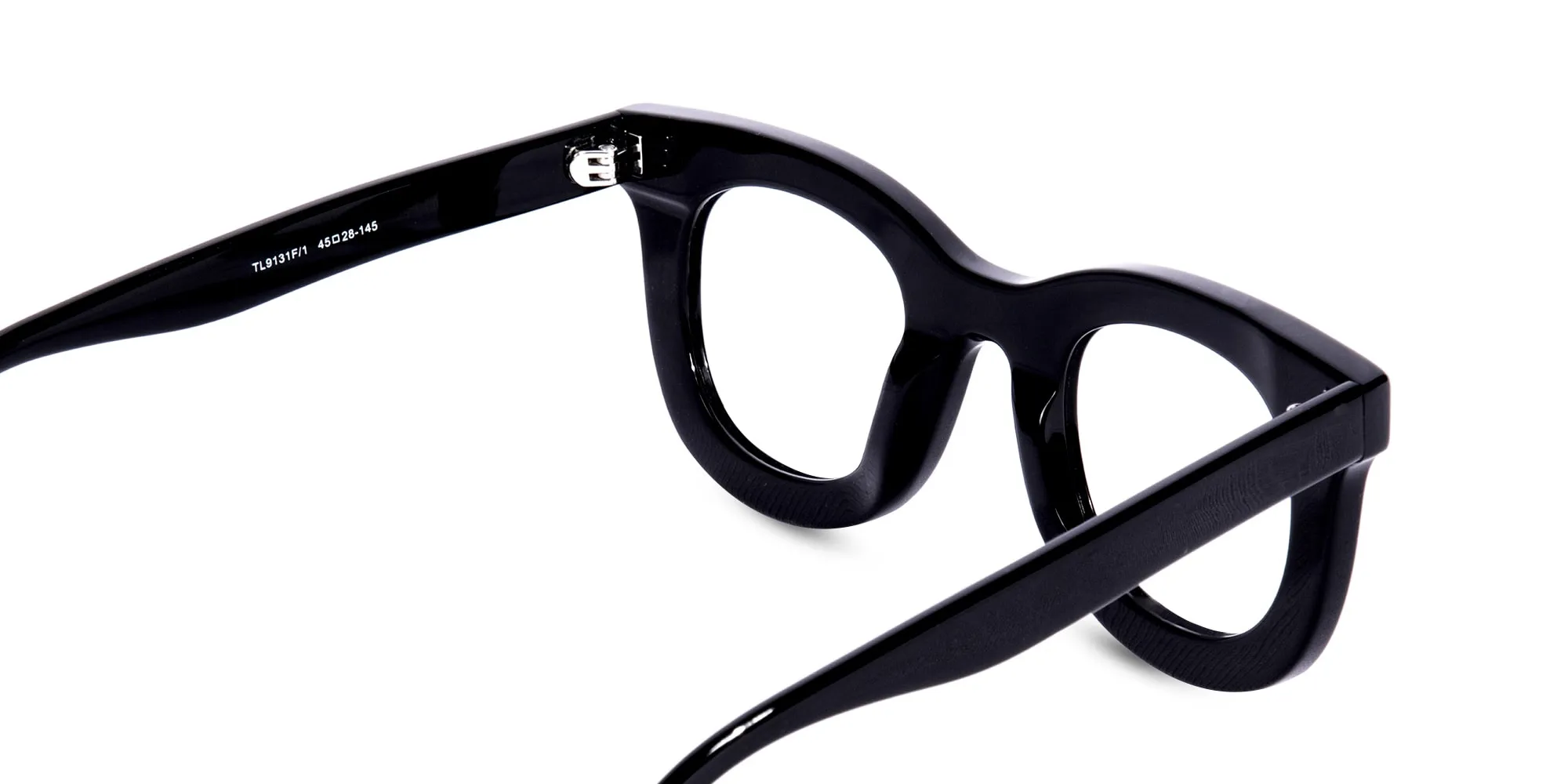 Black Thick Frame Glasses-2
