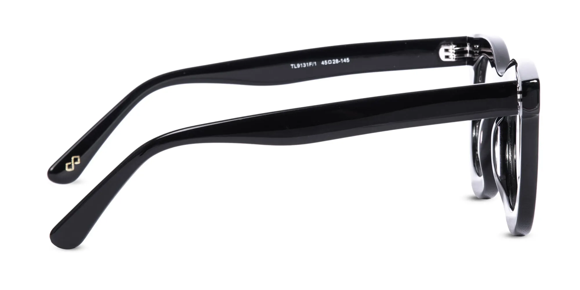 Black Thick Frame Glasses-2