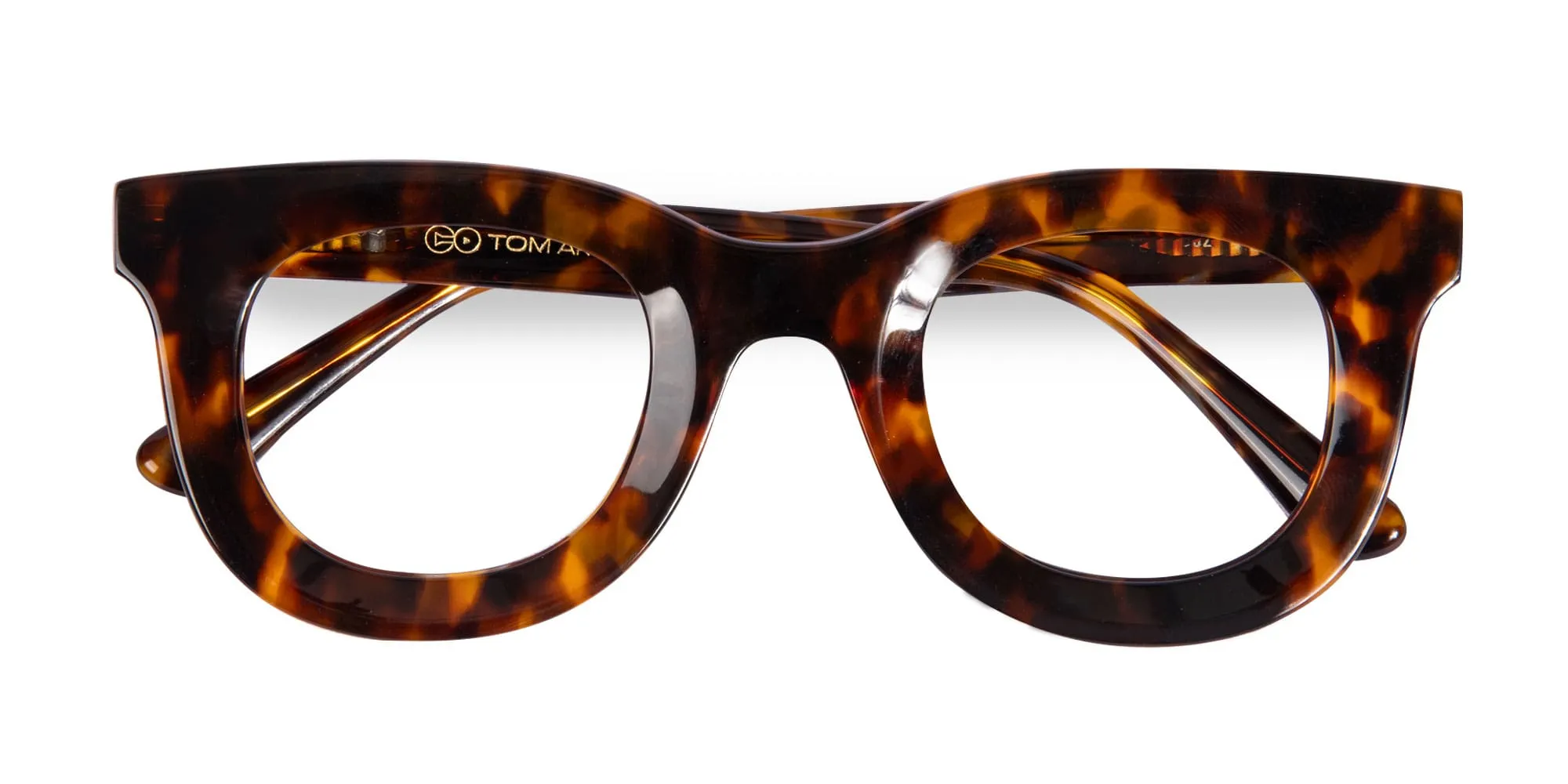 Thick Tortoise Shell Glasses-2