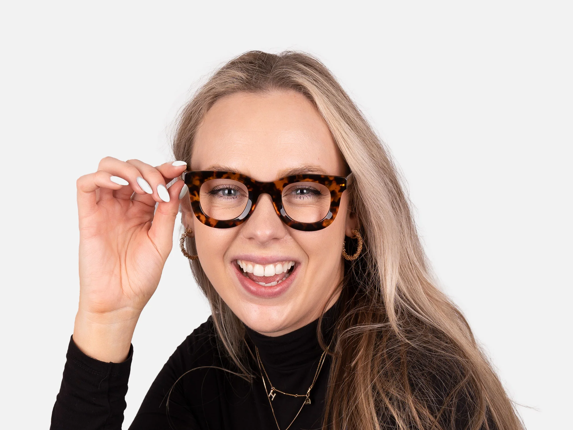 Thick Tortoise Shell Glasses-53