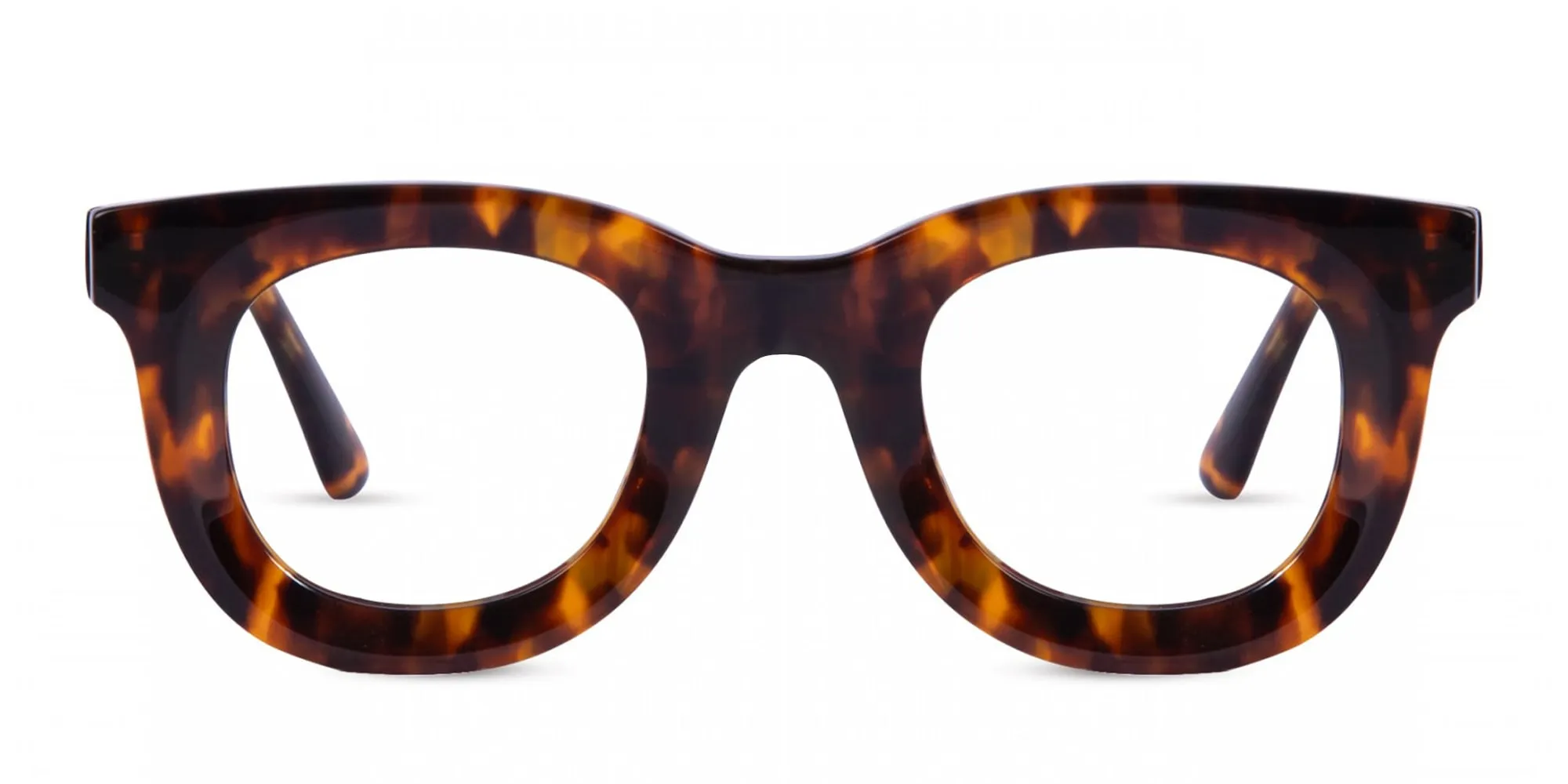 Thick Tortoise Shell Glasses-2