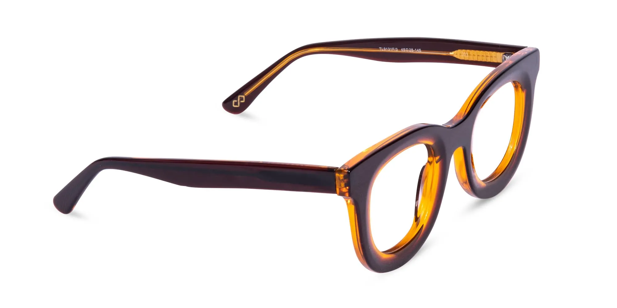 Thick Brown Square Glasses-2