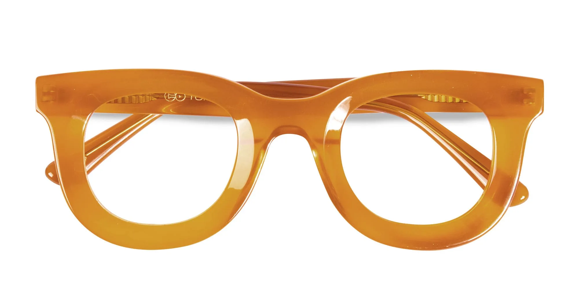 Gold Square Glasses-2