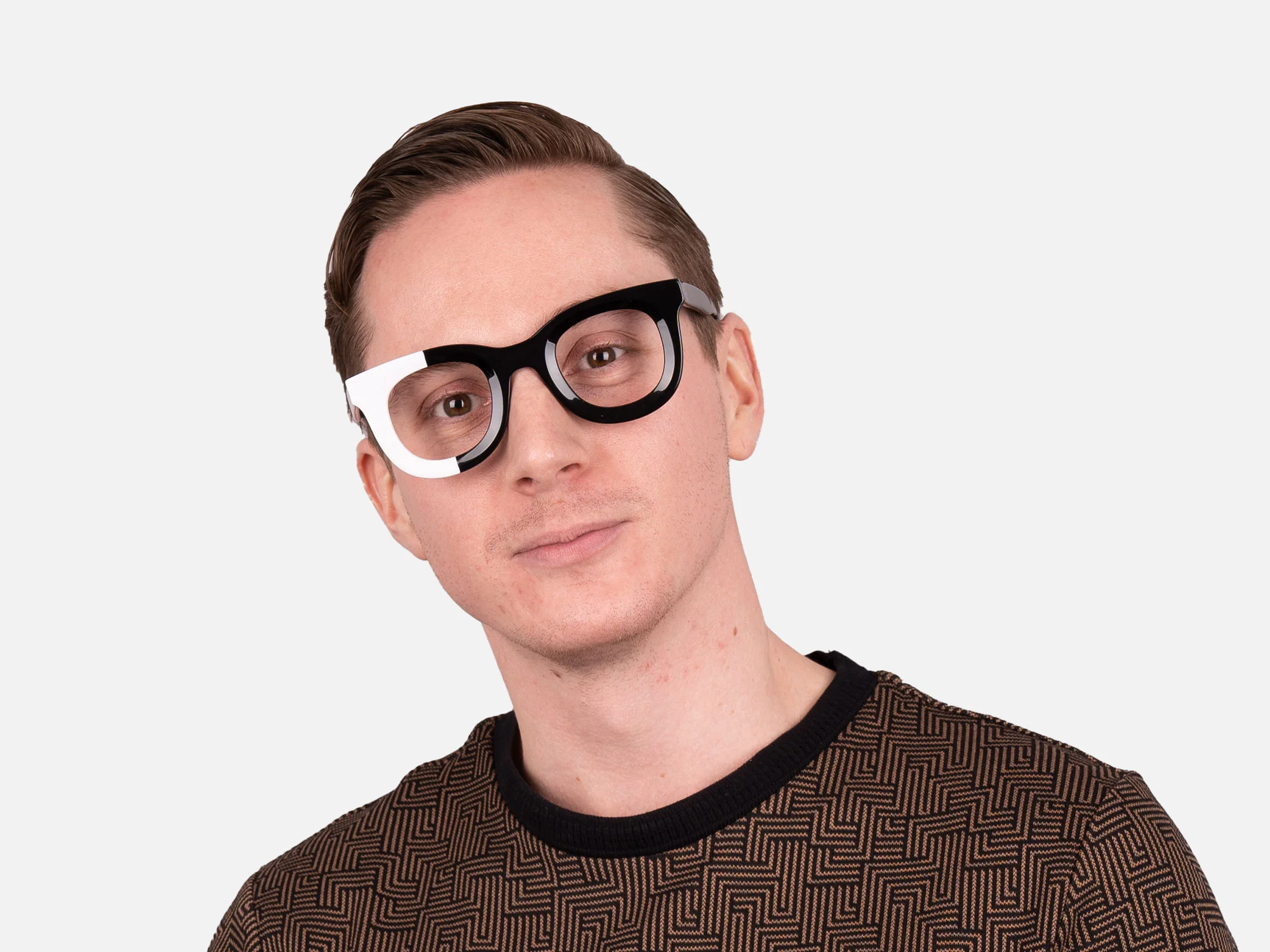 Black And White Eyeglasses-43
