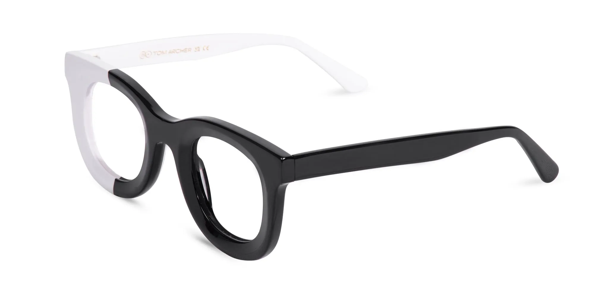 Black And White Eyeglasses-2