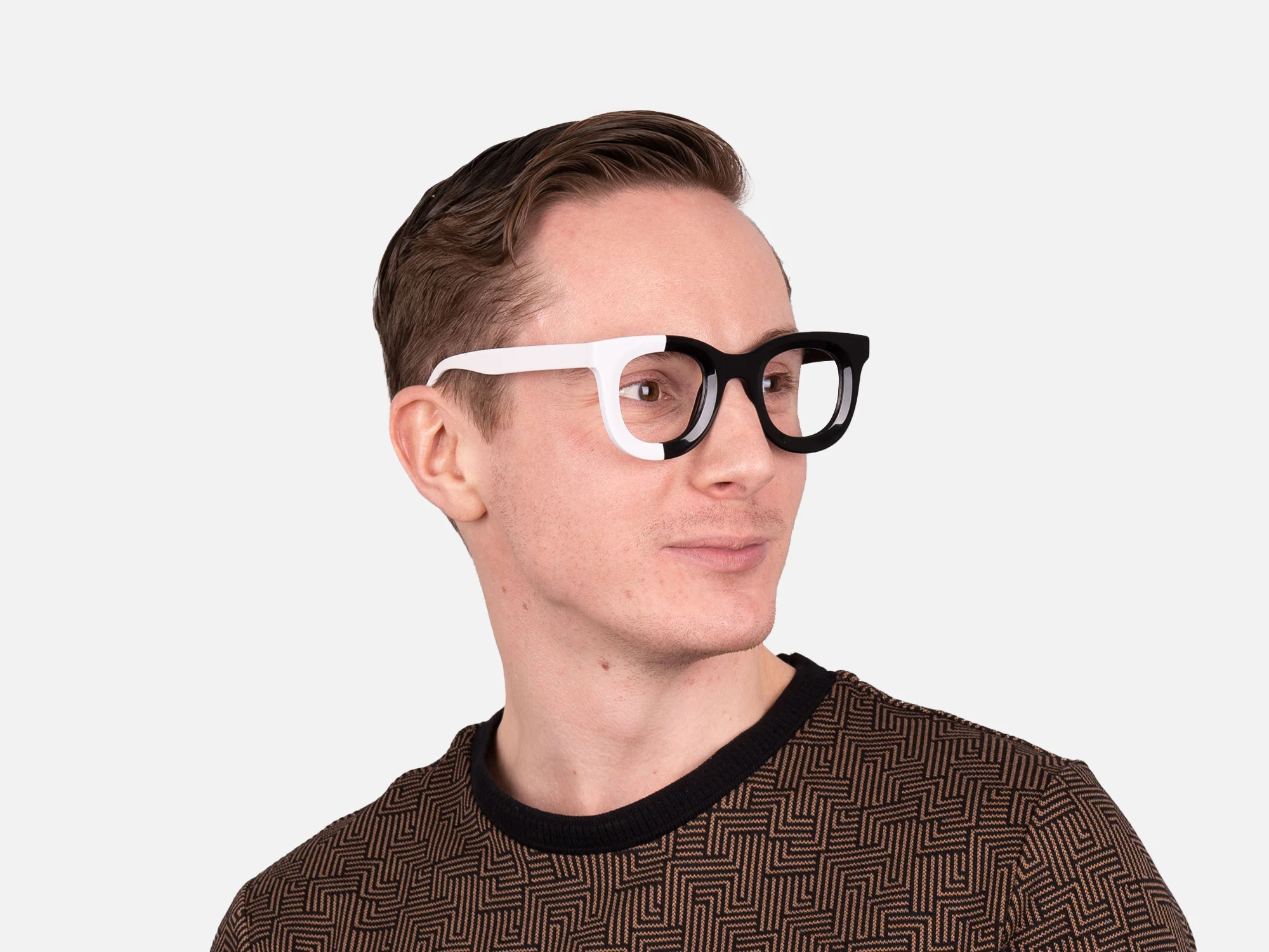 Black And White Eyeglasses-44