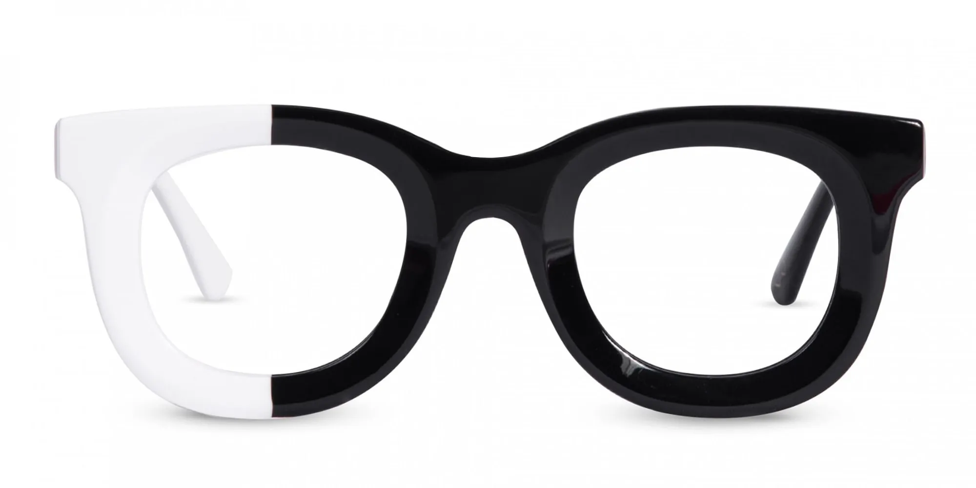 Black And White Eyeglasses-2