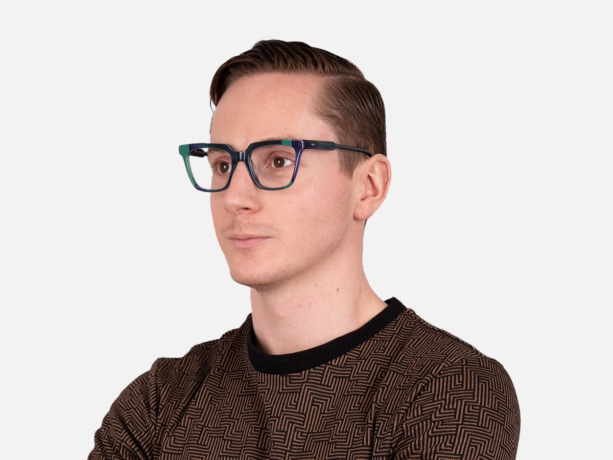 Clear Green Glasses-42