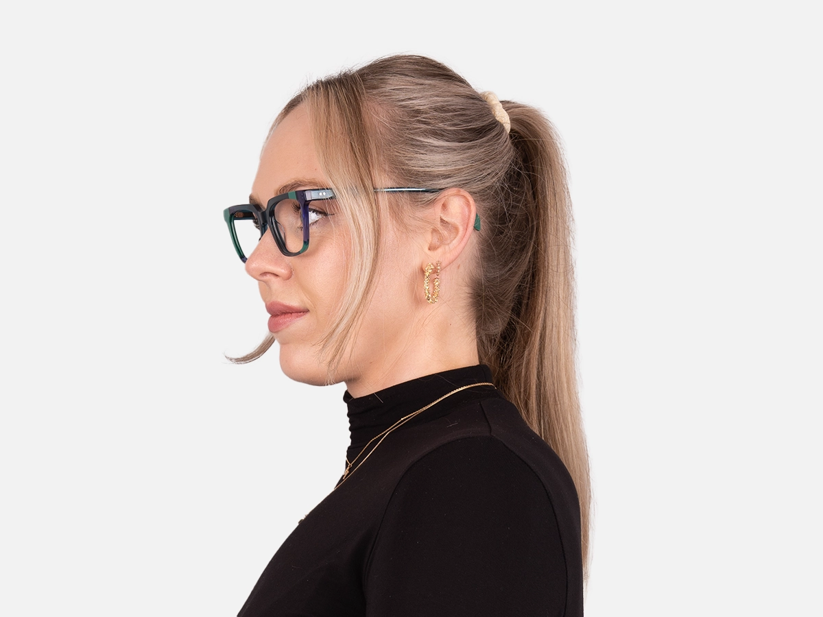 Clear Green Glasses-51